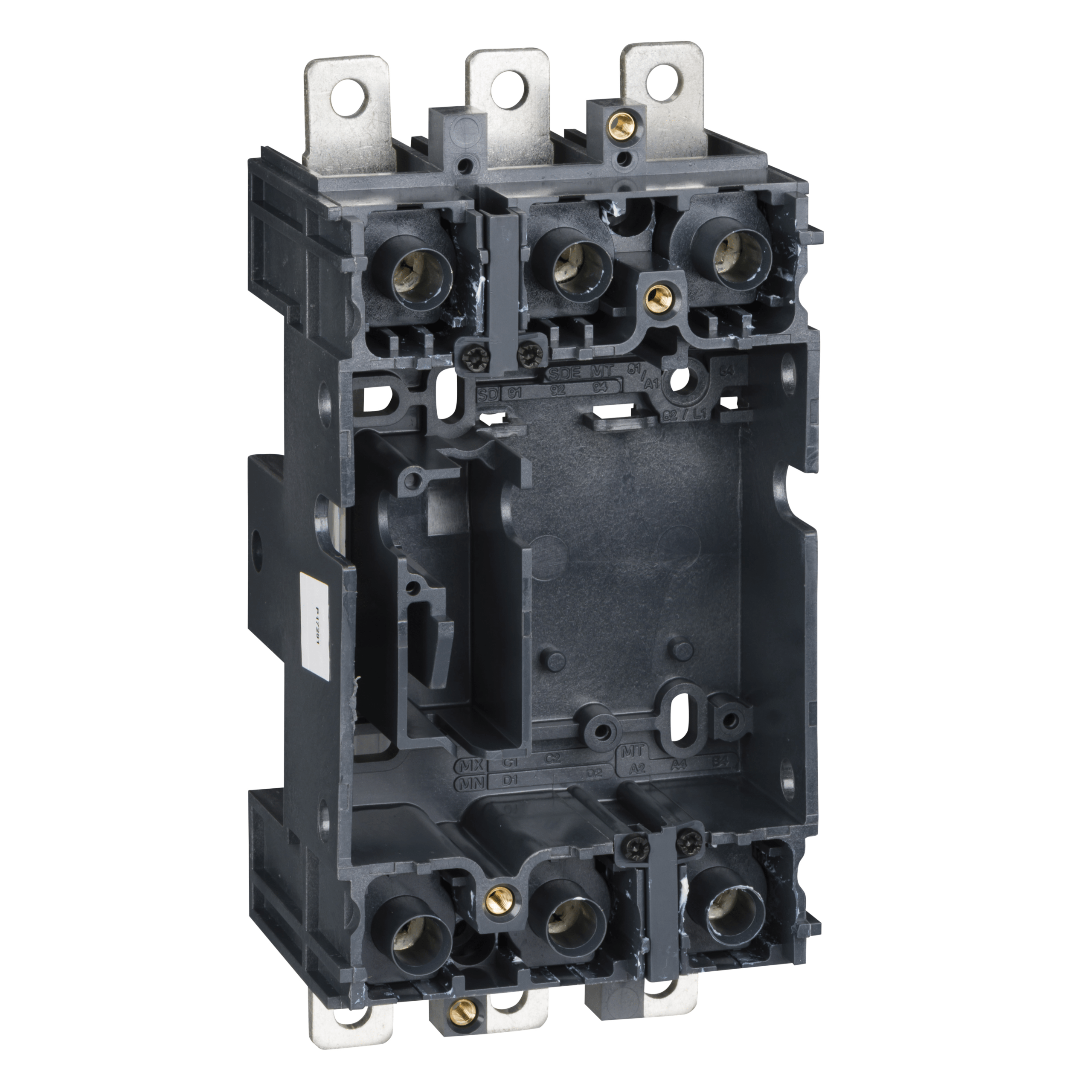LV429266 - plug in base, ComPact NSX 100/160/250, front/rear connected, 3 poles Schneider Electric