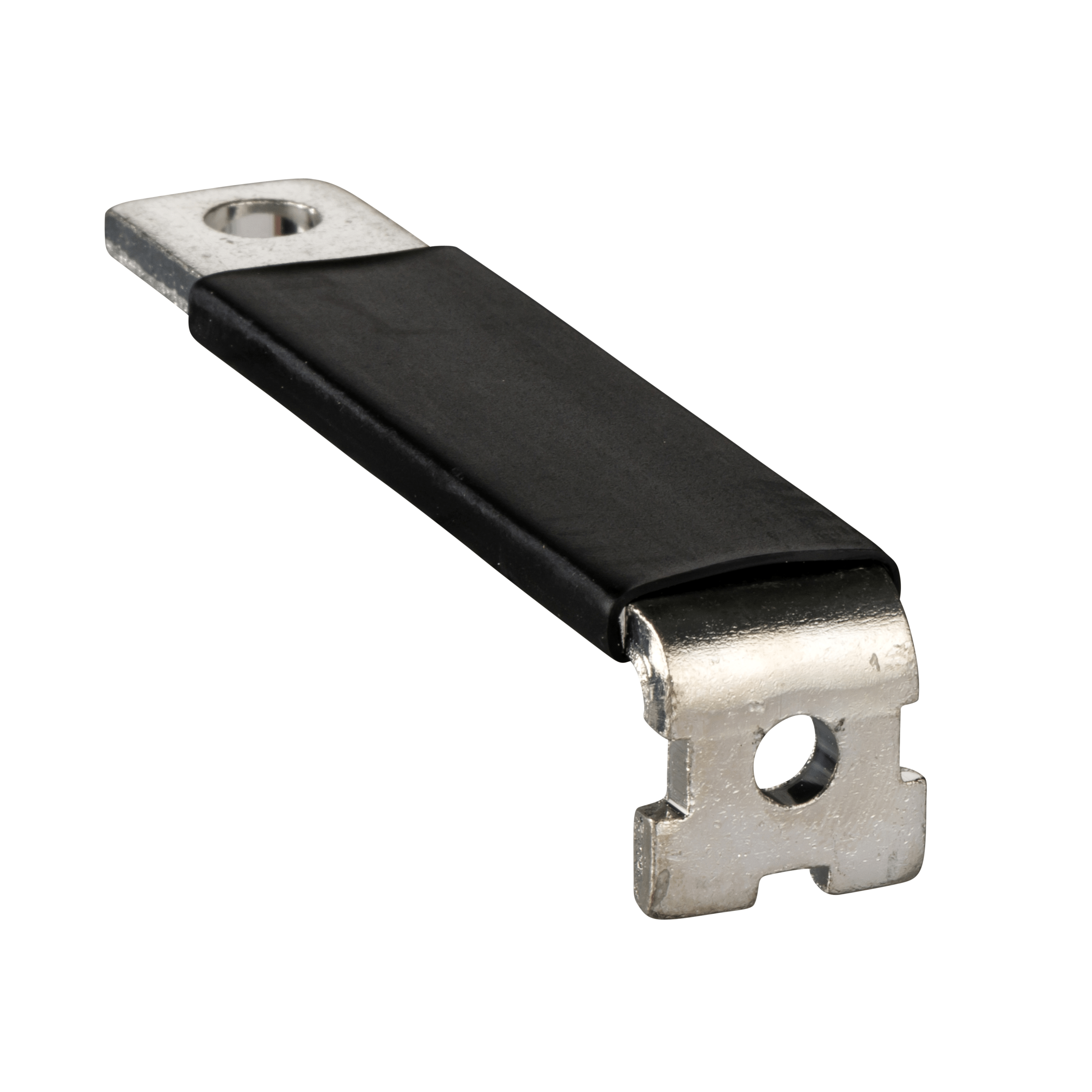 LV429276 - long insulated right angle terminal extensions for plug-in base, ComPact NSX 100/160/250, set of 2 parts Schneider Electric