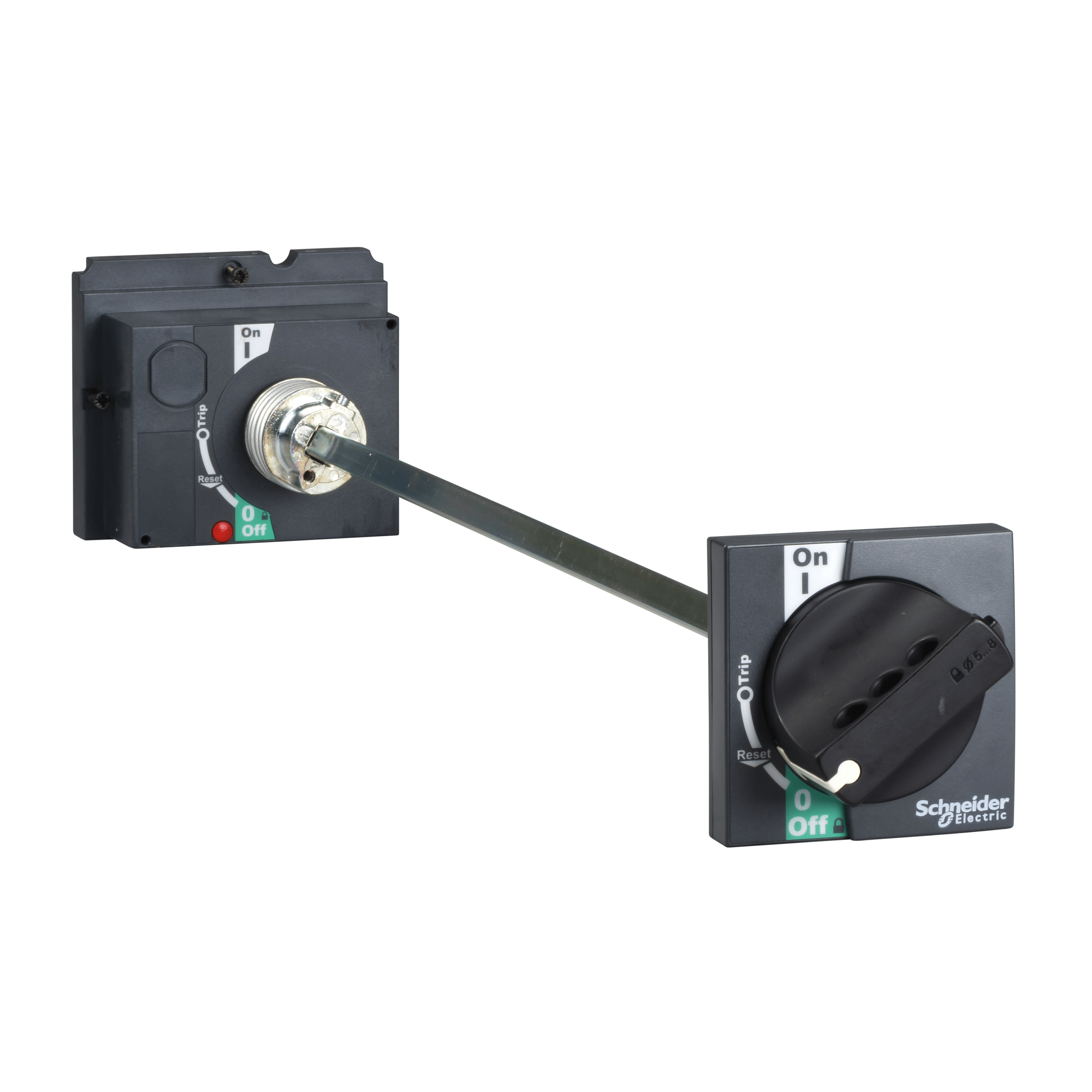 LV429338 – Extended rotary handle, ComPact NSX 100/160/250, black handle, shaft length 185 to 600 mm, IP55 | Schneider Ele…