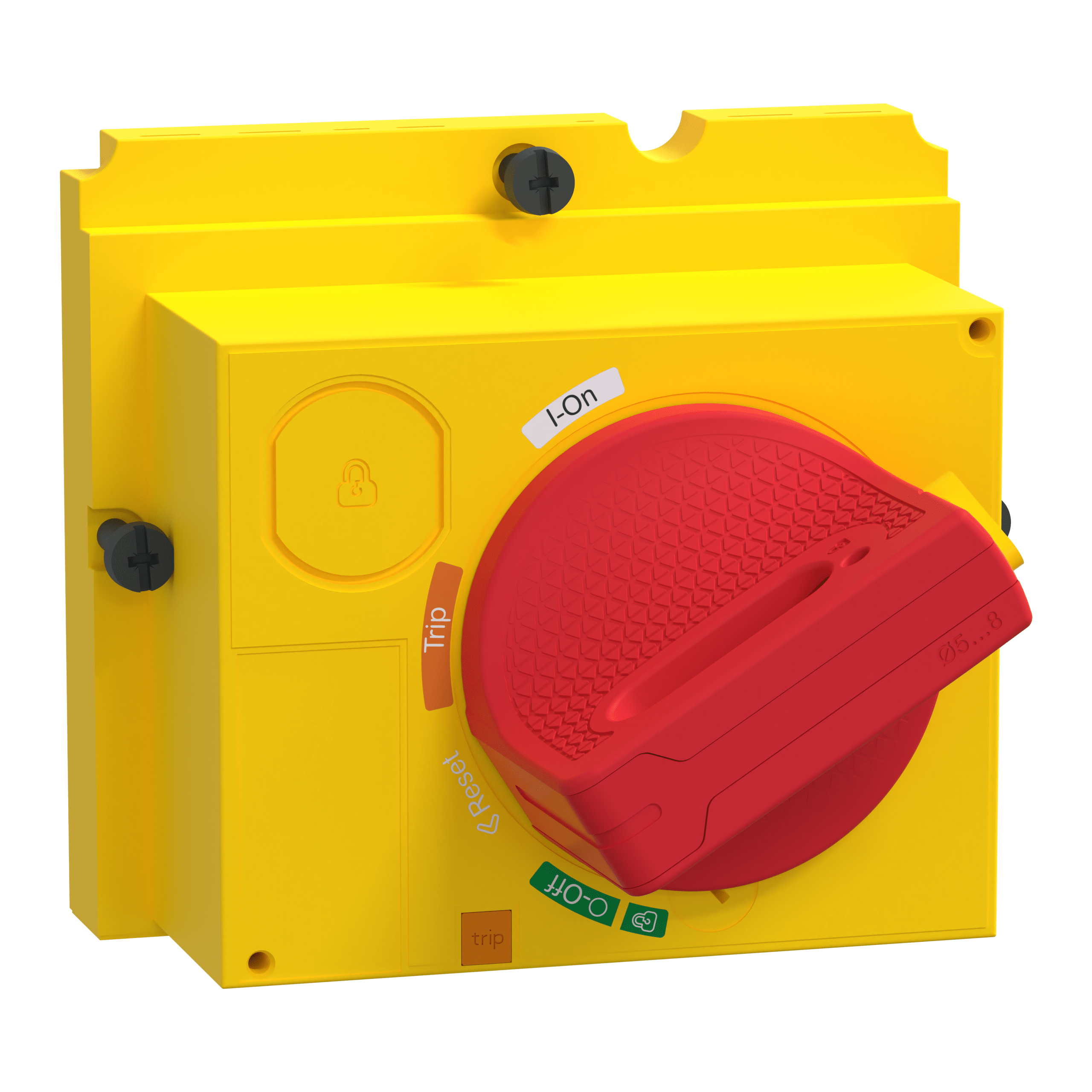LV429339T - direct rotary handle, ComPacT NSX 100/160/250, red handle on yellow front, IP40 Schneider Electric