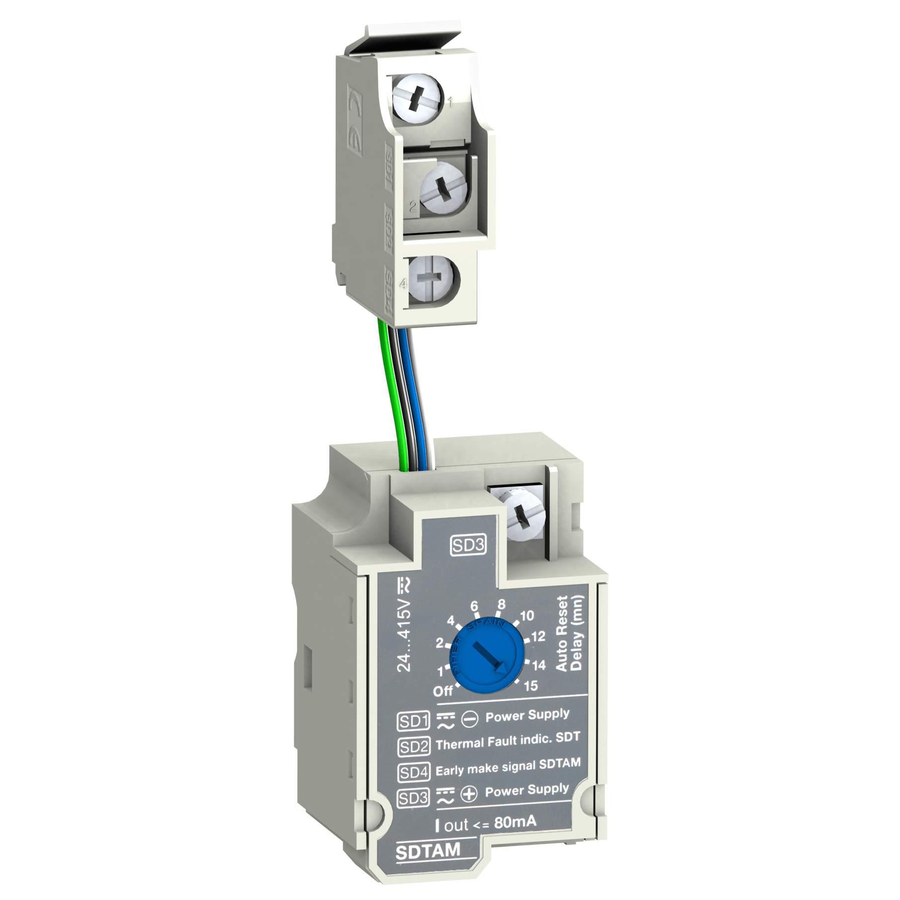 LV429424 - SDTAM contactor tripping module, ComPact NSX, motor protection, 24/415V AC/DC Schneider Electric