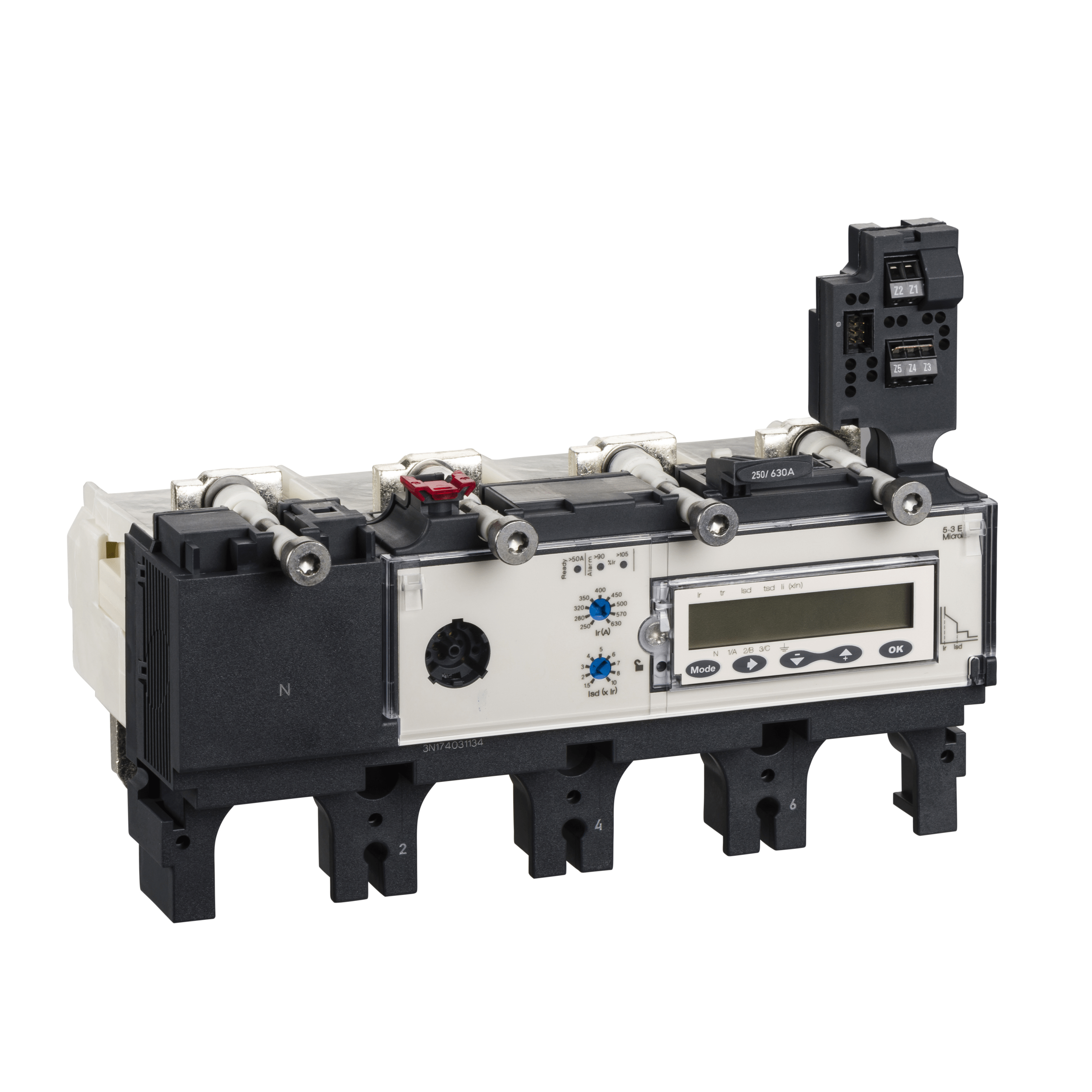 LV432099 – Trip unit MicroLogic 5.3 E for ComPact NSX 630 circuit breakers, electronic, rating 630A, 4 poles 4d | Schneider Electric