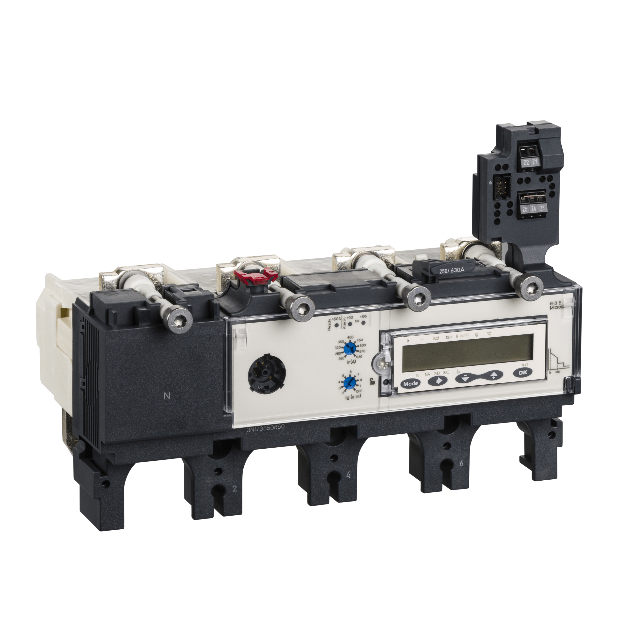 LV432111 – Trip unit MicroLogic 6.3 E for ComPact NSX 630 circuit breakers, electronic, rating 630A, 4 poles 4d | Schneider Electric