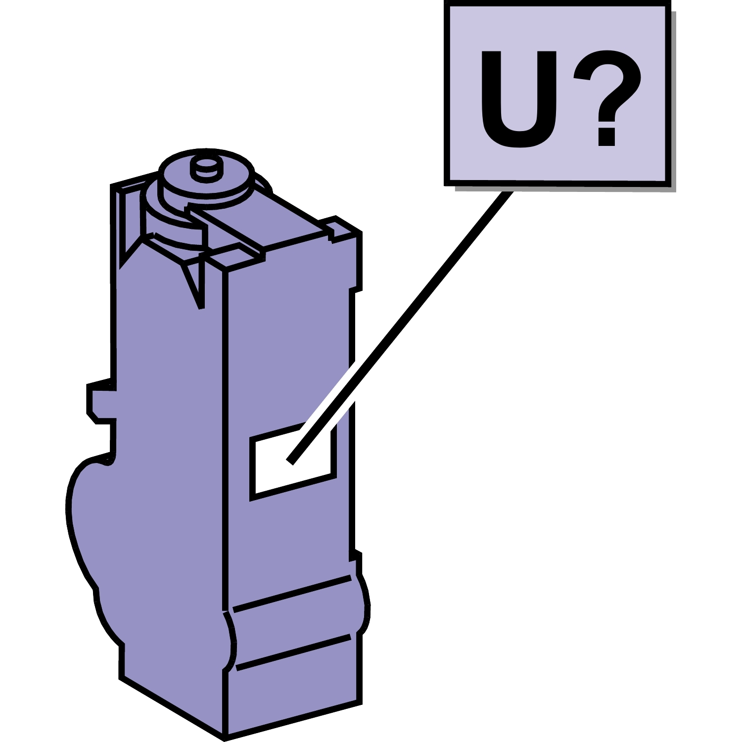 Communicating motor mechanism module (MCH), drawout ComPact NS630b to NS1600, 220/240 VAC 50/60 Hz