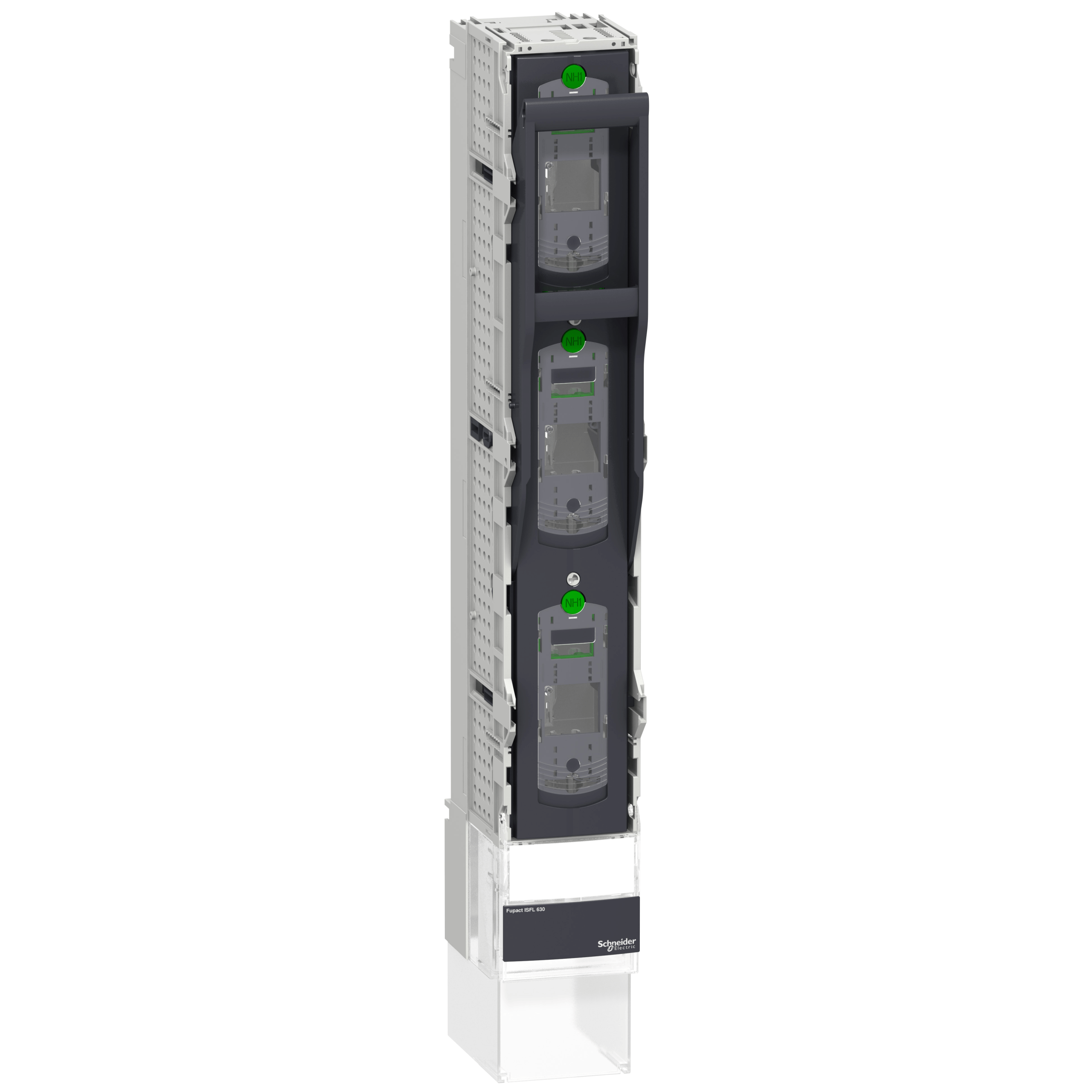 LV480858 - fuse switch disconnector, FuPacT ISFL630, 630A, 3 poles switchable, connection to 185mm busbars, M12 screws Schneider Electric