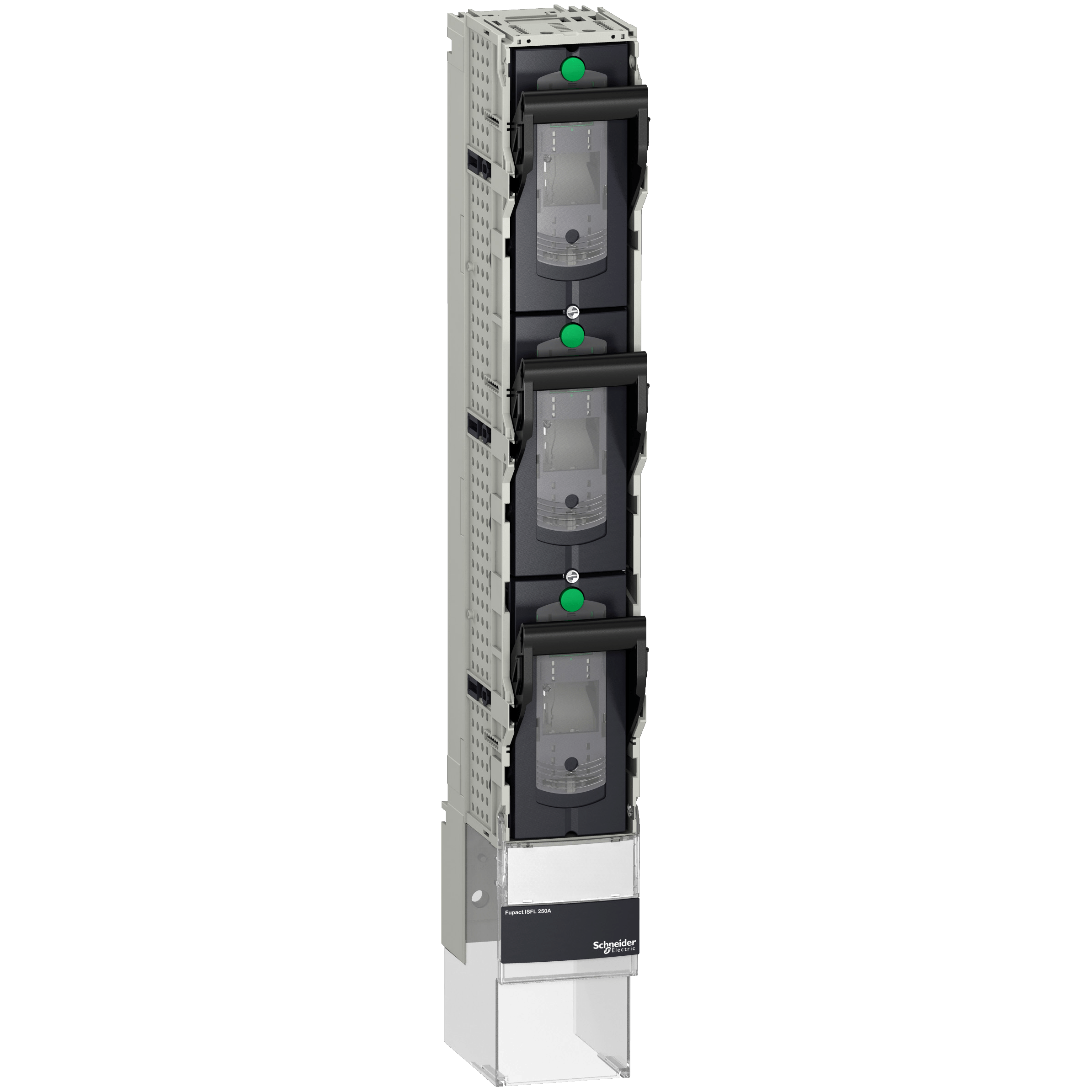 LV480902 - fuse switch disconnector, FuPacT ISFL400, 400A, 1 pole switchable, connection to 185mm busbars, M12 screws Schneider Electric