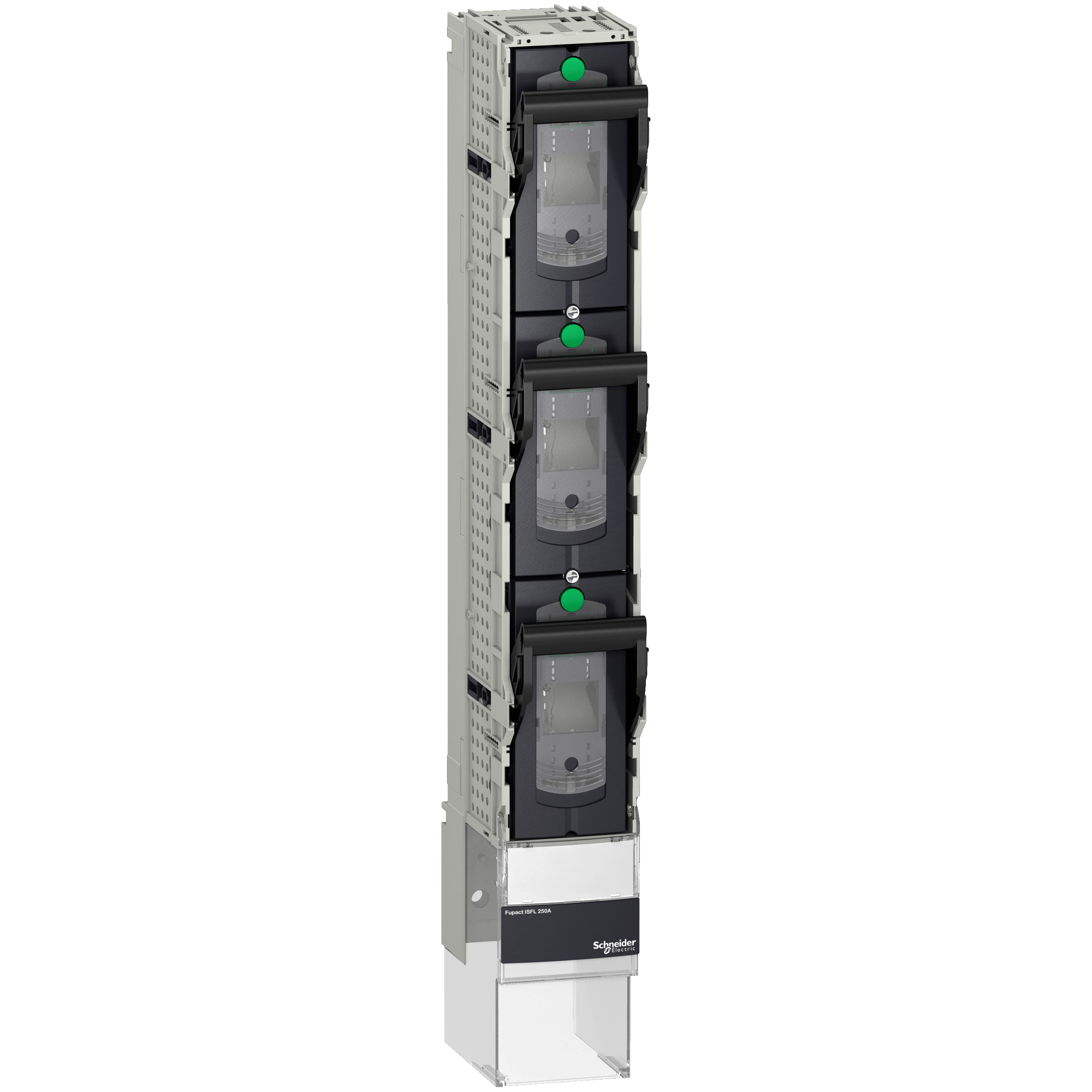 LV480903 - fuse switch disconnector, FuPacT ISFL630, 630A, 1 pole switchable, connection to 185mm busbars, M12 screws Schneider Electric