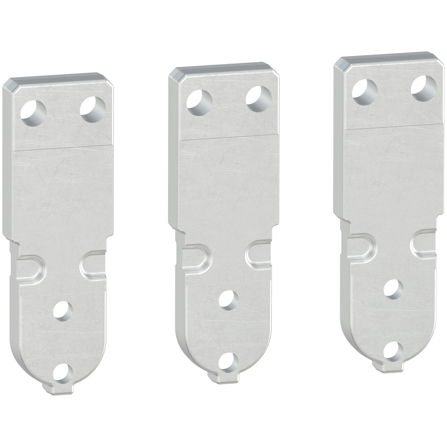 Front connections, 630 A to 1600 A, drawout circuit breaker, top mounting, 3 poles