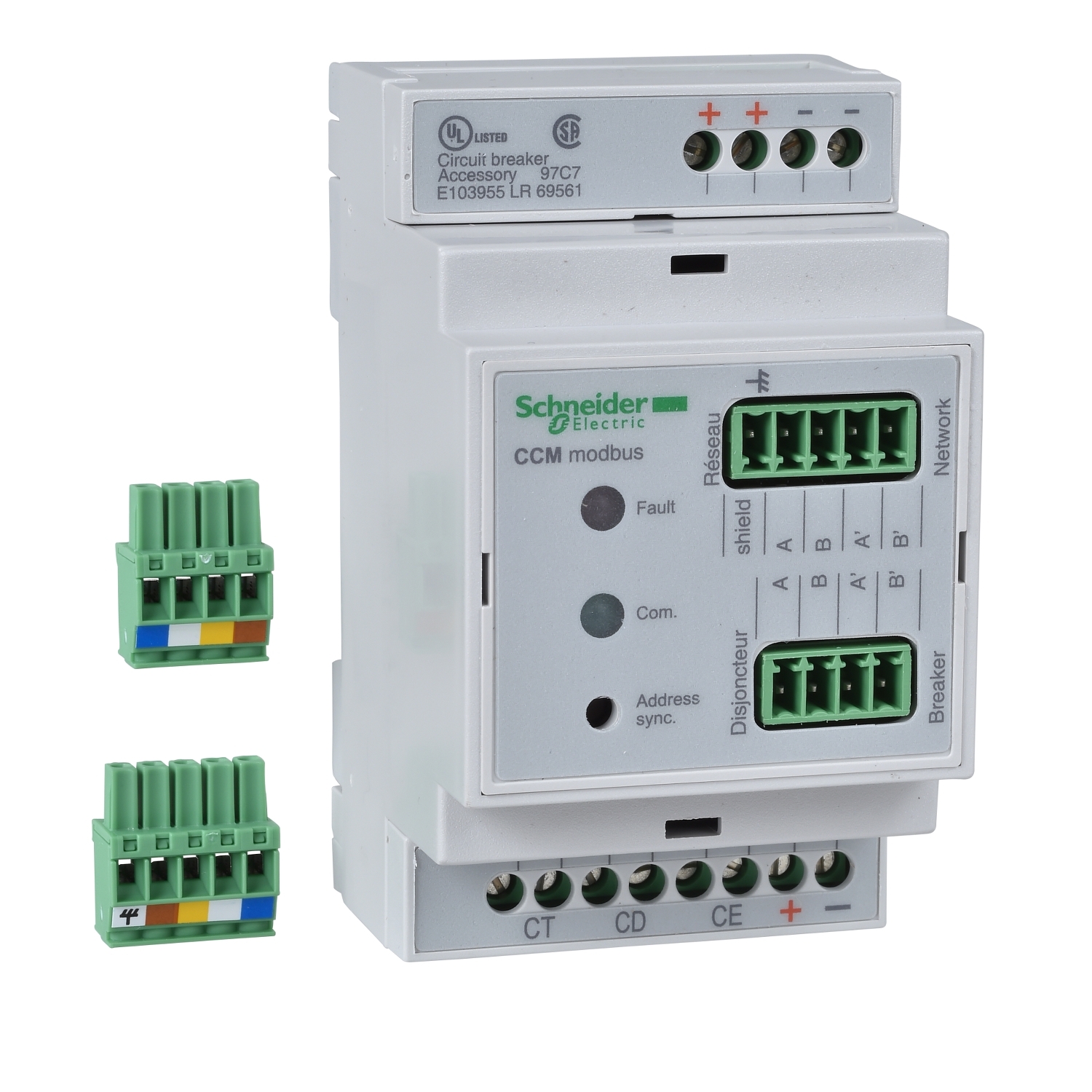 33852 – Modbus COM module - for drawout chassis NS630b..1600 | Schneider Electric