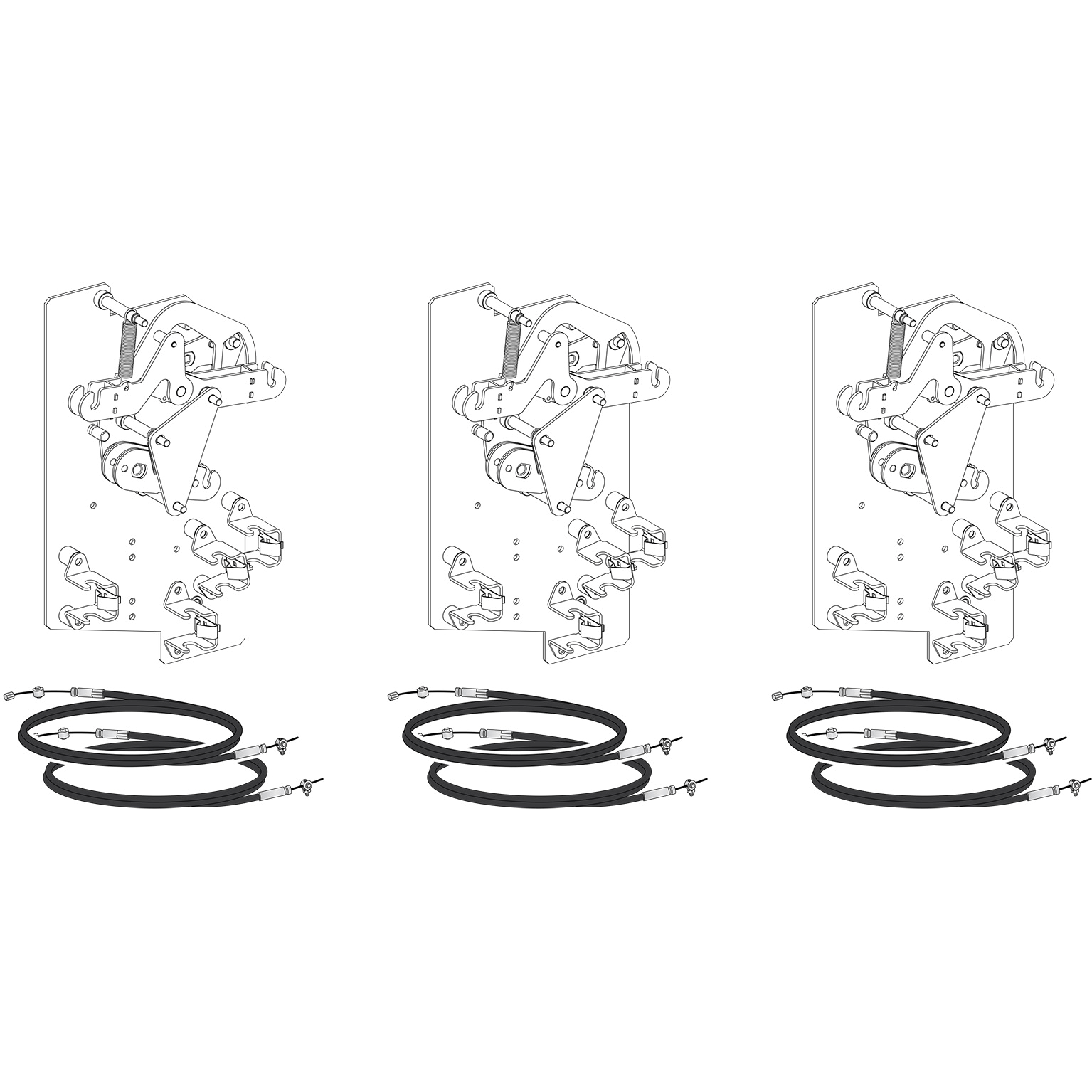 LV848609SP - Cable interlocking kit 2S+1C - for MTZ2/MTZ3/NW fixed/drawout - spare part Schneider Electric