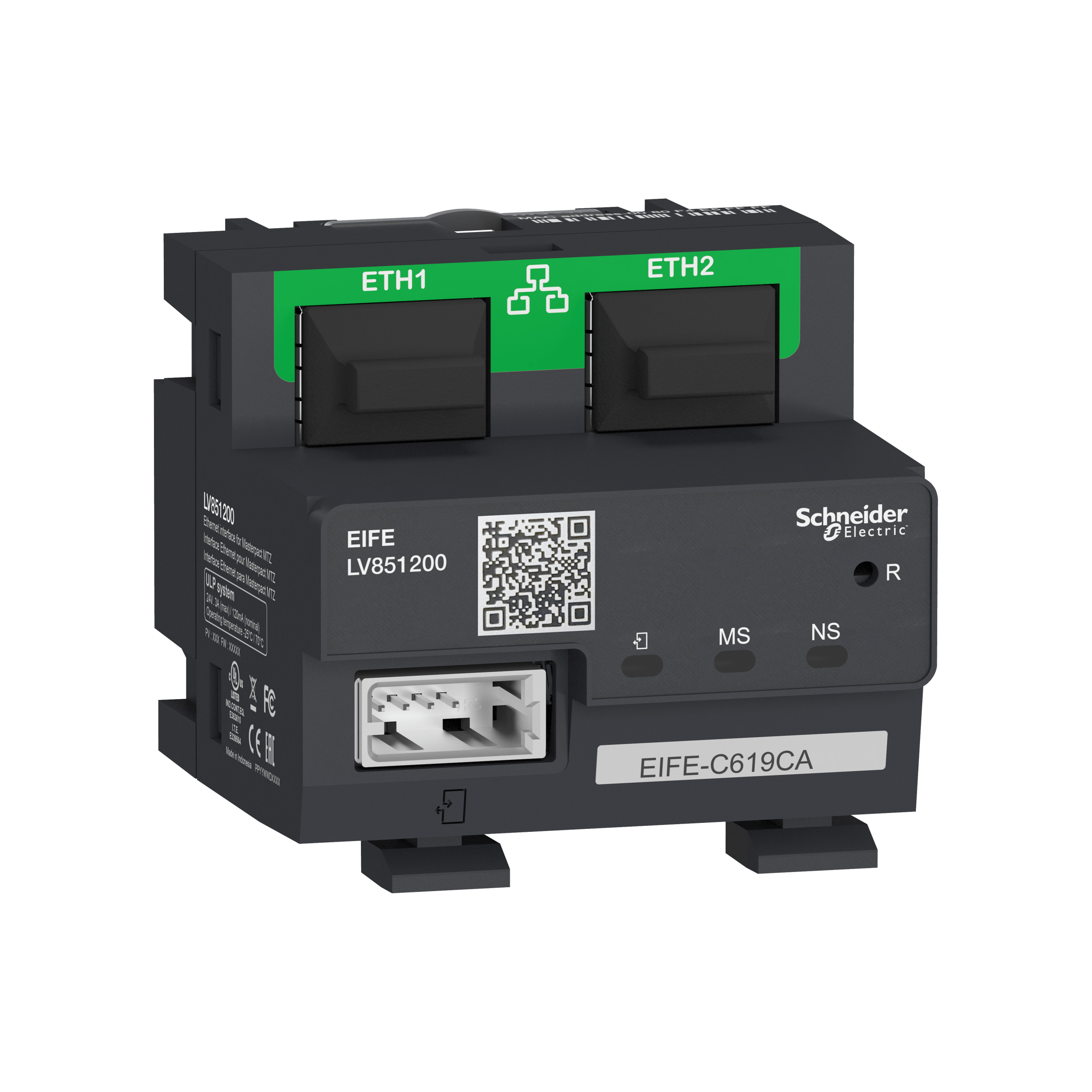 LV851200 - EIFE Ethernet module full kit - for MTZ2/MTZ3 drawout Schneider Electric
