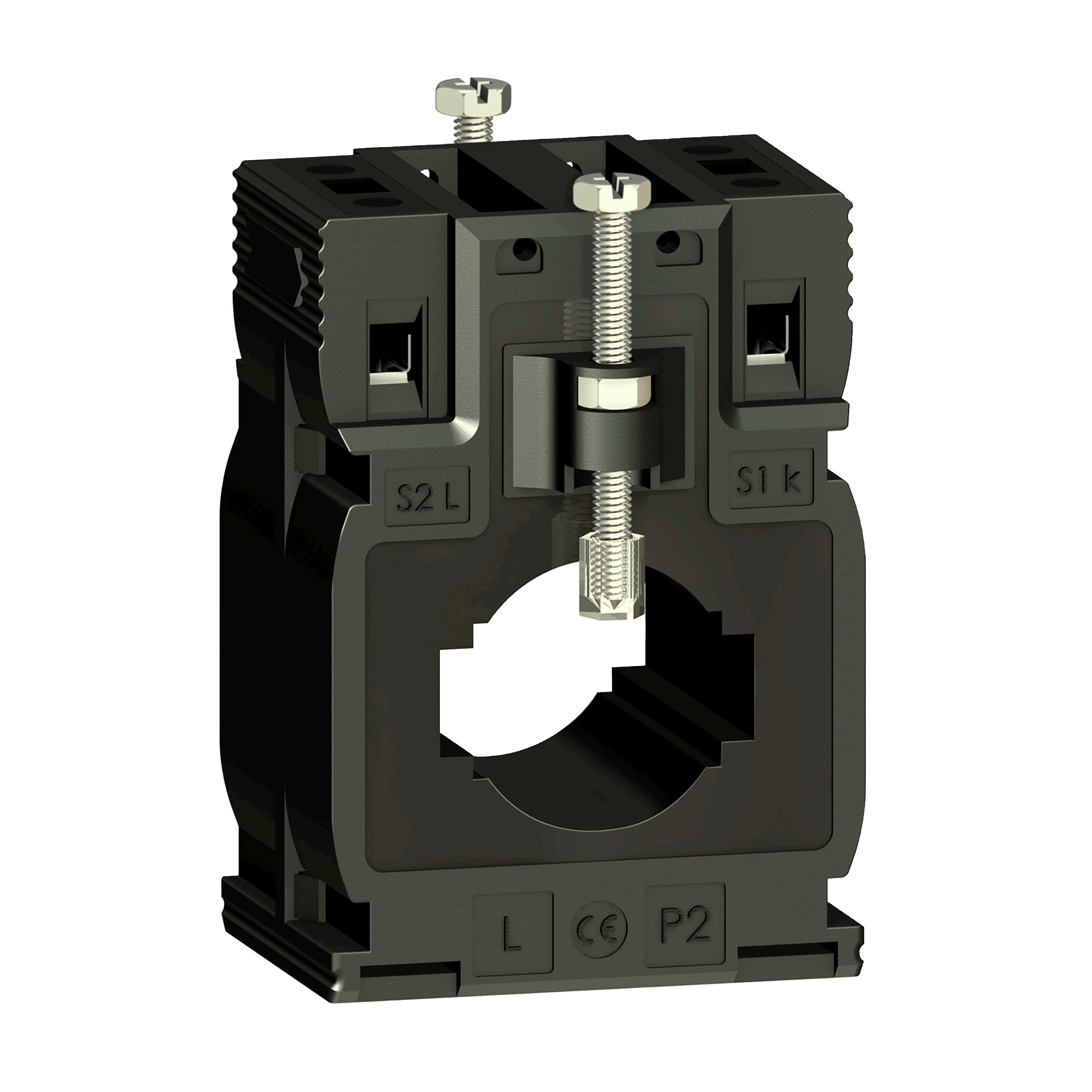 METSECT5MA020 - current transformer tropicalised DIN mount 200 5 cables d. 27 - bars 10x32 15x25 Schneider Electric