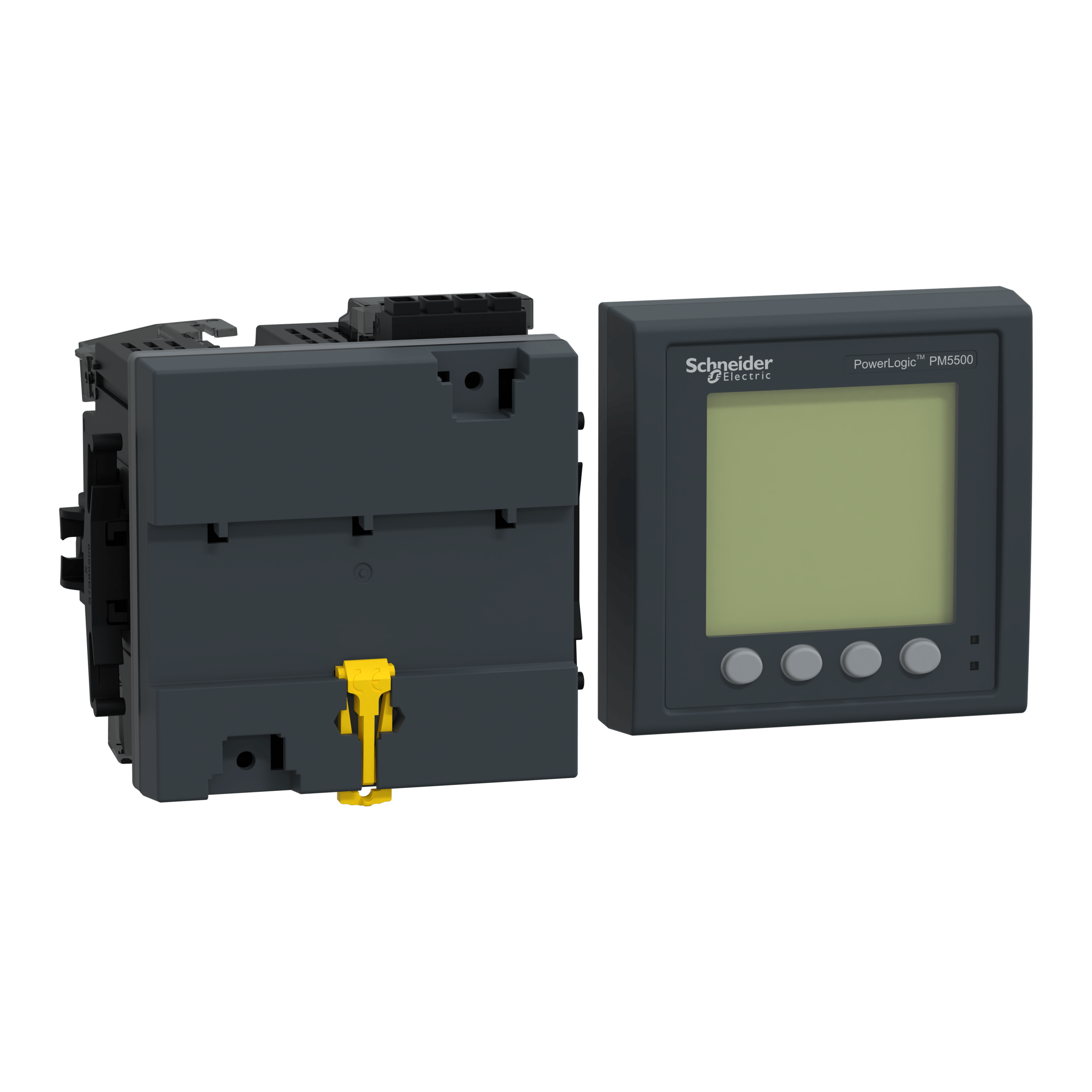 METSEPM5563RD - PM5563 Meter, 2 ethernet, up to 63th H, 1,1M 4DI/2DO 52 alarms, w remote display Schneider Electric