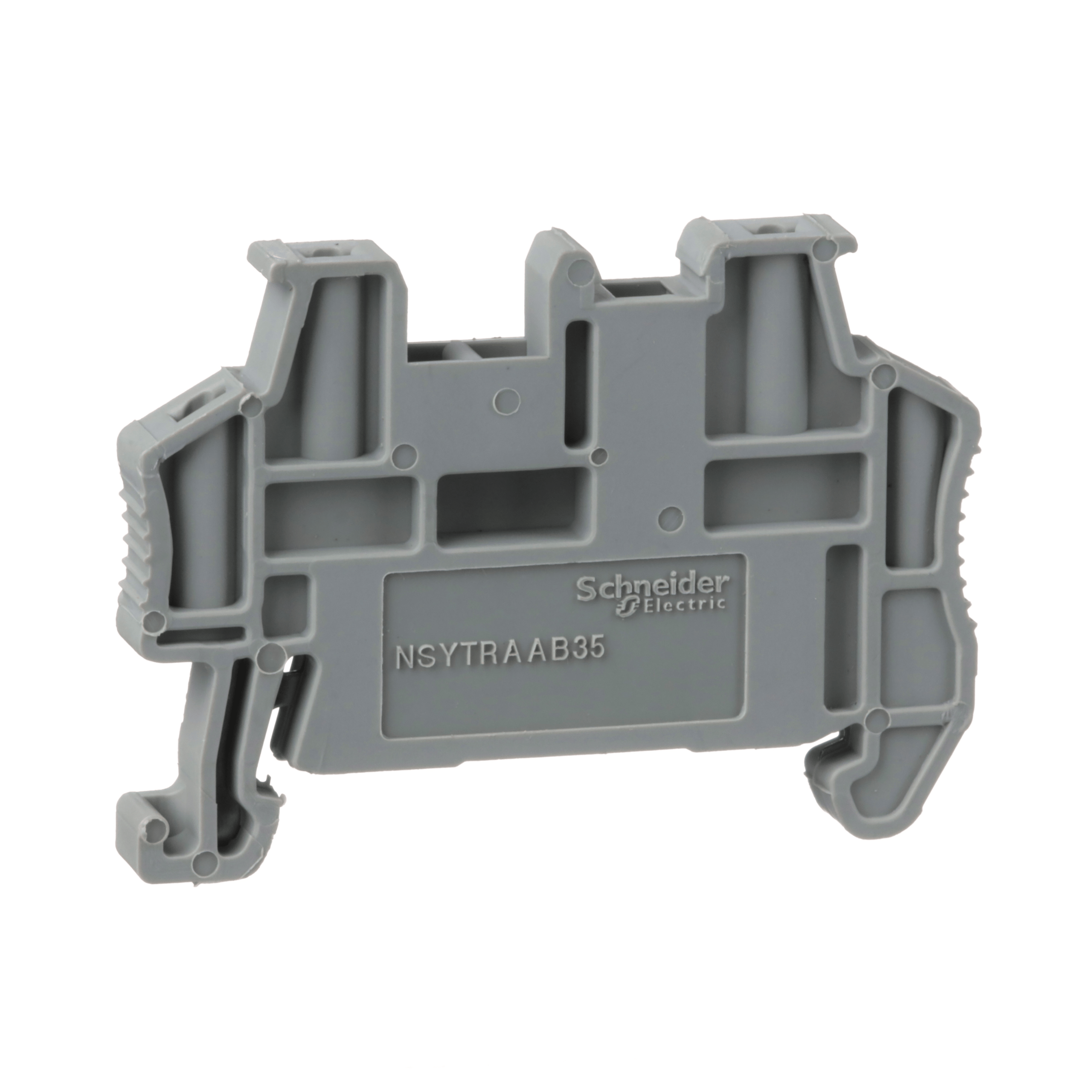 NSYTRAAB35 - END BRACKET, SNAP-ON FOR 35MM DIN RAILS, 5,2MM WIDTH, MARKABLE Schneider Electric