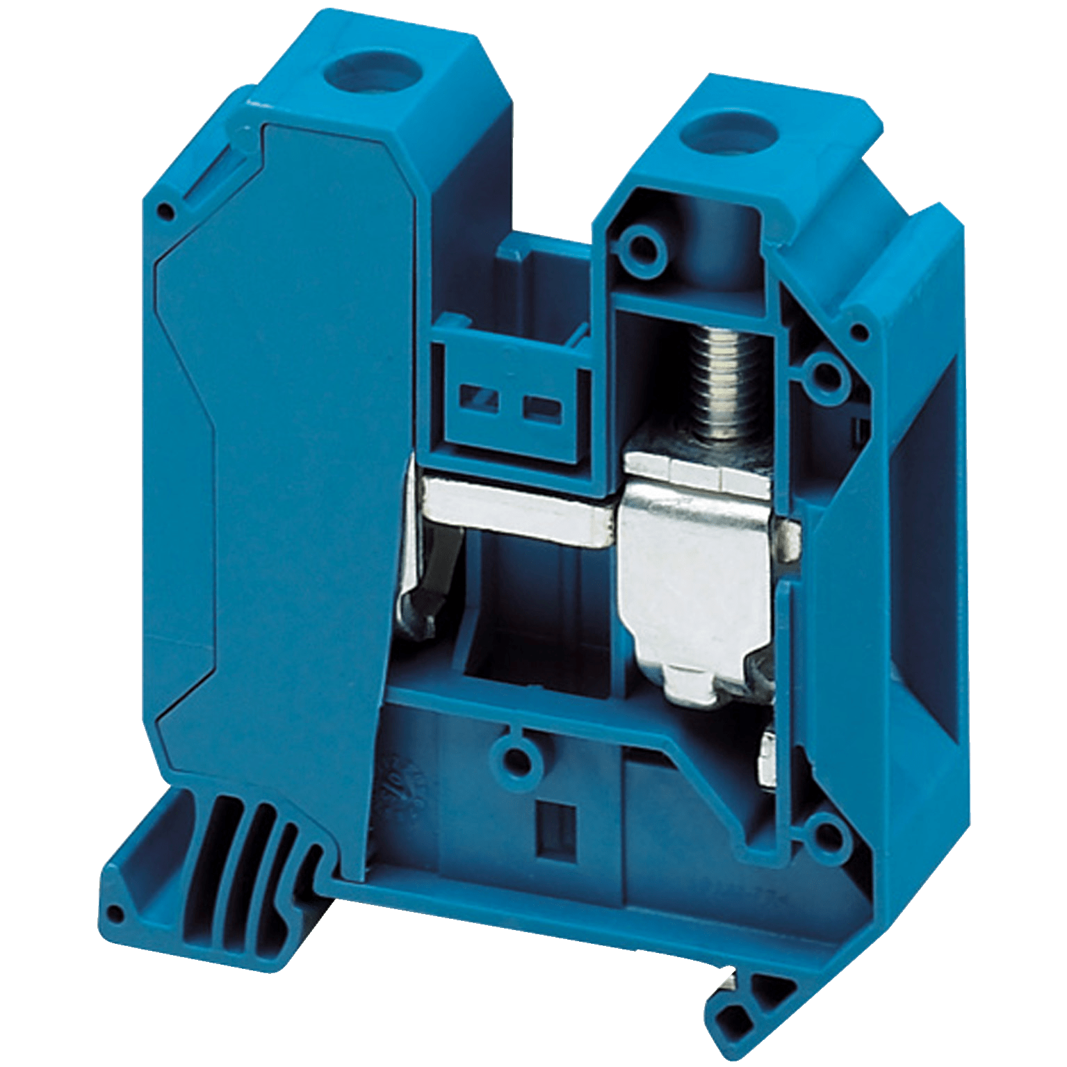 NSYTRV352BL - SCREW TERMINAL, FEED THROUGH, 2 POINTS, 35MM² , BLUE Schneider Electric