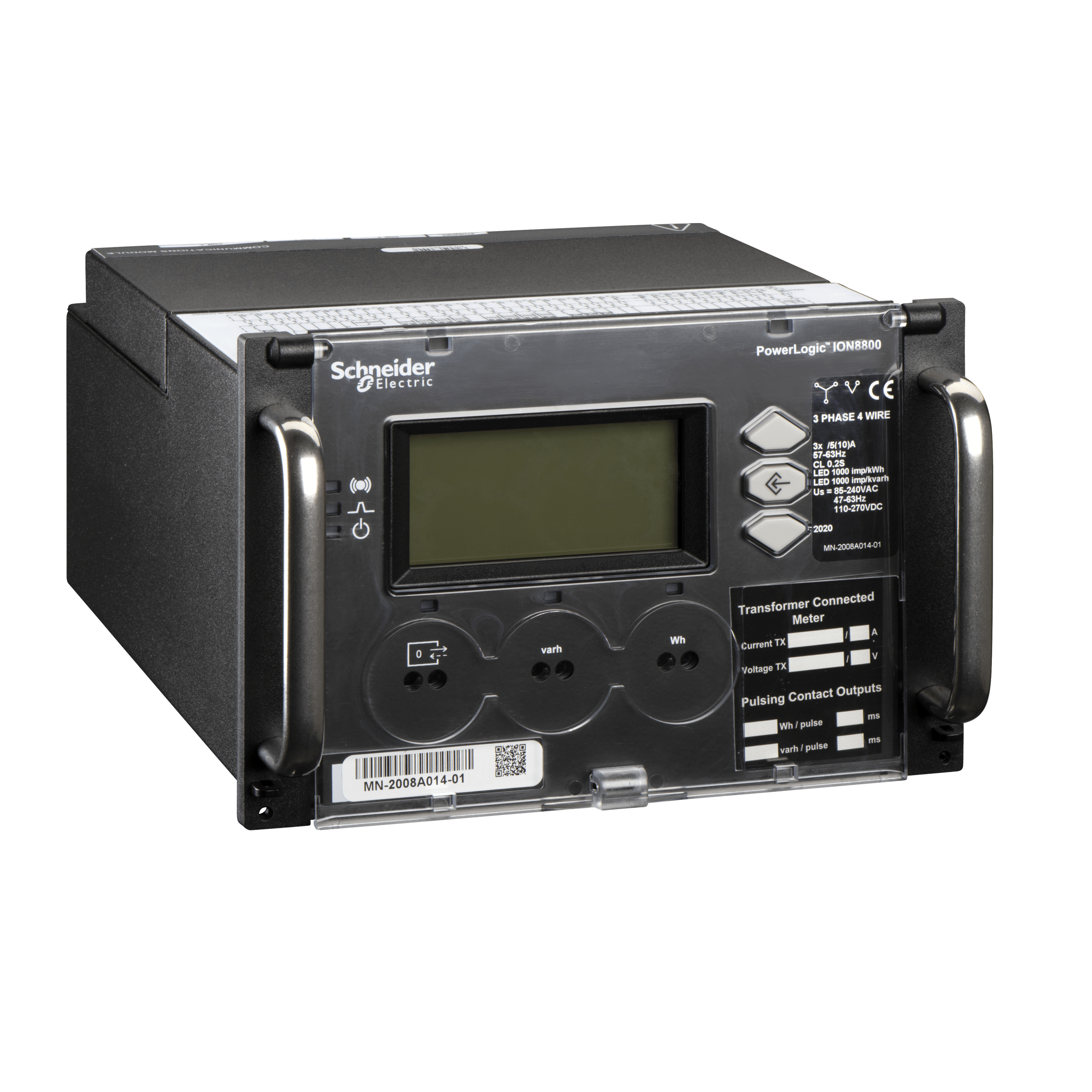 P880CE0A - ION8800 optional com module, 1 RS232/RS485, 1 RS485, 1 RJ45 10/100T Schneider Electric