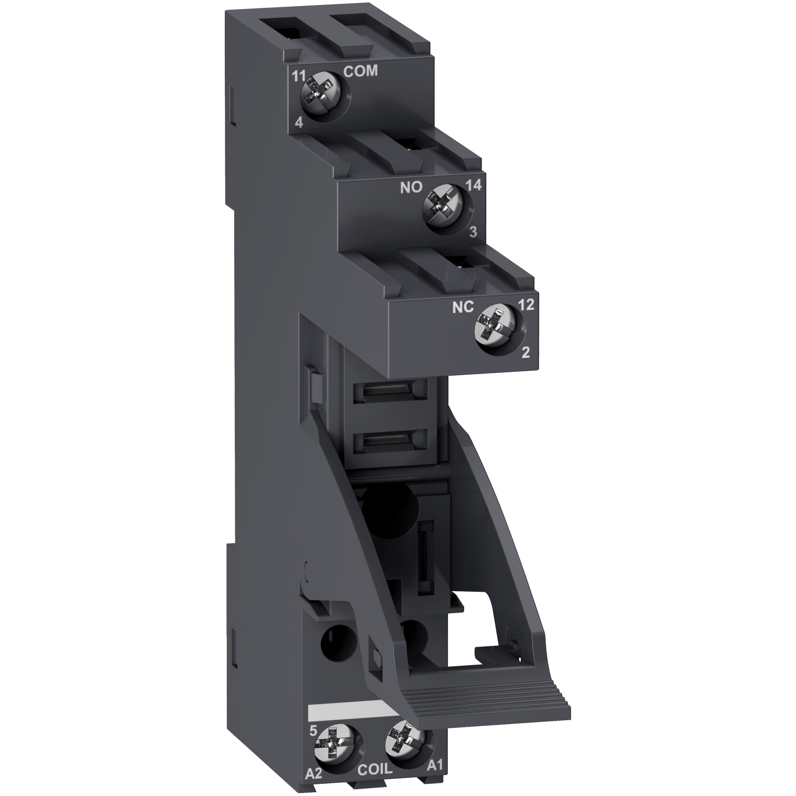 RGZE1S35M - Harmony, Socket, for RXG1 relays, 10 A, screw connectors, separate contact Schneider Electric
