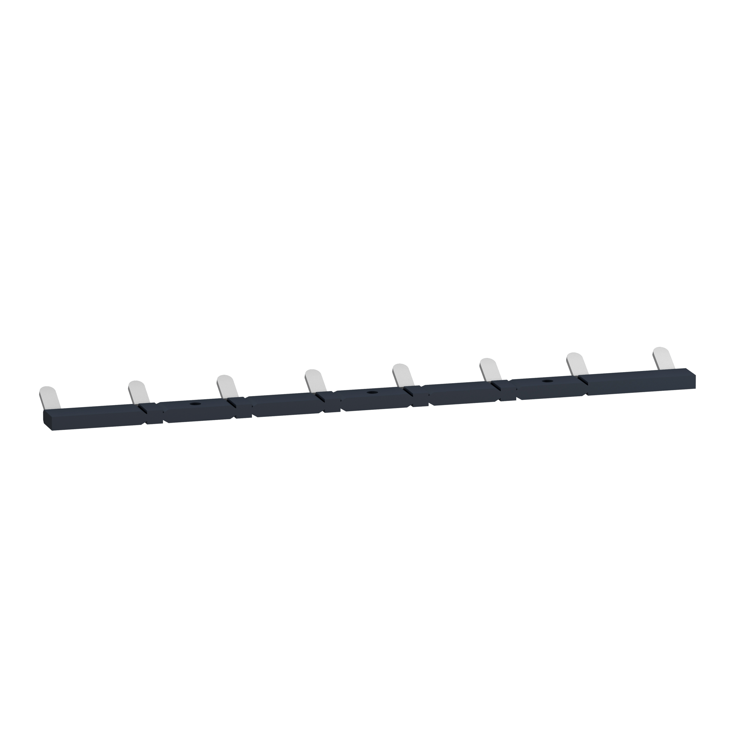 RGZS08 - Harmony, Bus jumper 8 poles, for RGZE screw sockets, for inputs (A1, A2) Schneider Electric