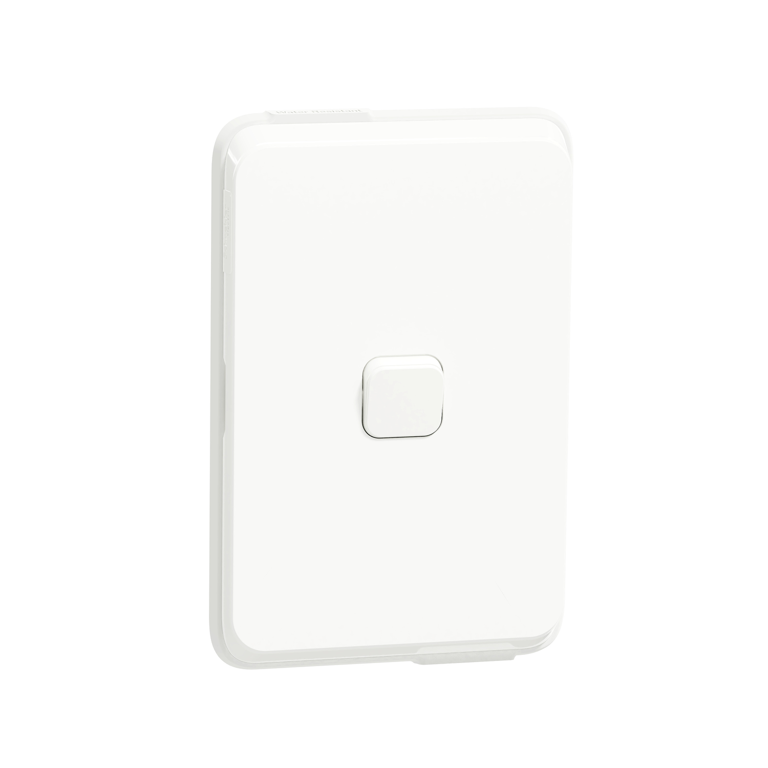 4011W1IP44_XW – Iconic, switch, 1 Way, IP44, 10AX, 250V, White | Schneider Electric