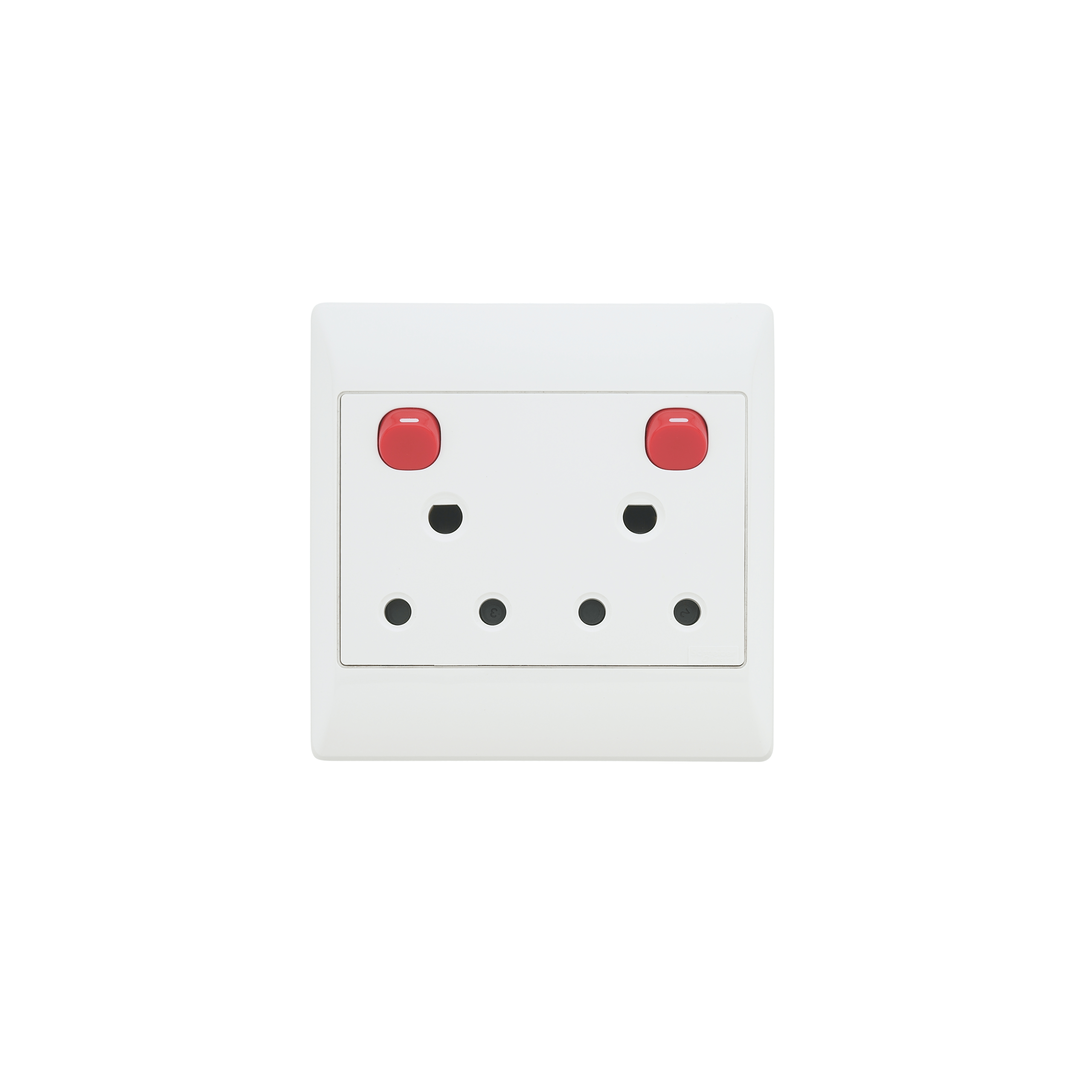 ST2025TWE – S2000 series - 2 switched socket - 2 x 2P + E - white | Schneider Electric