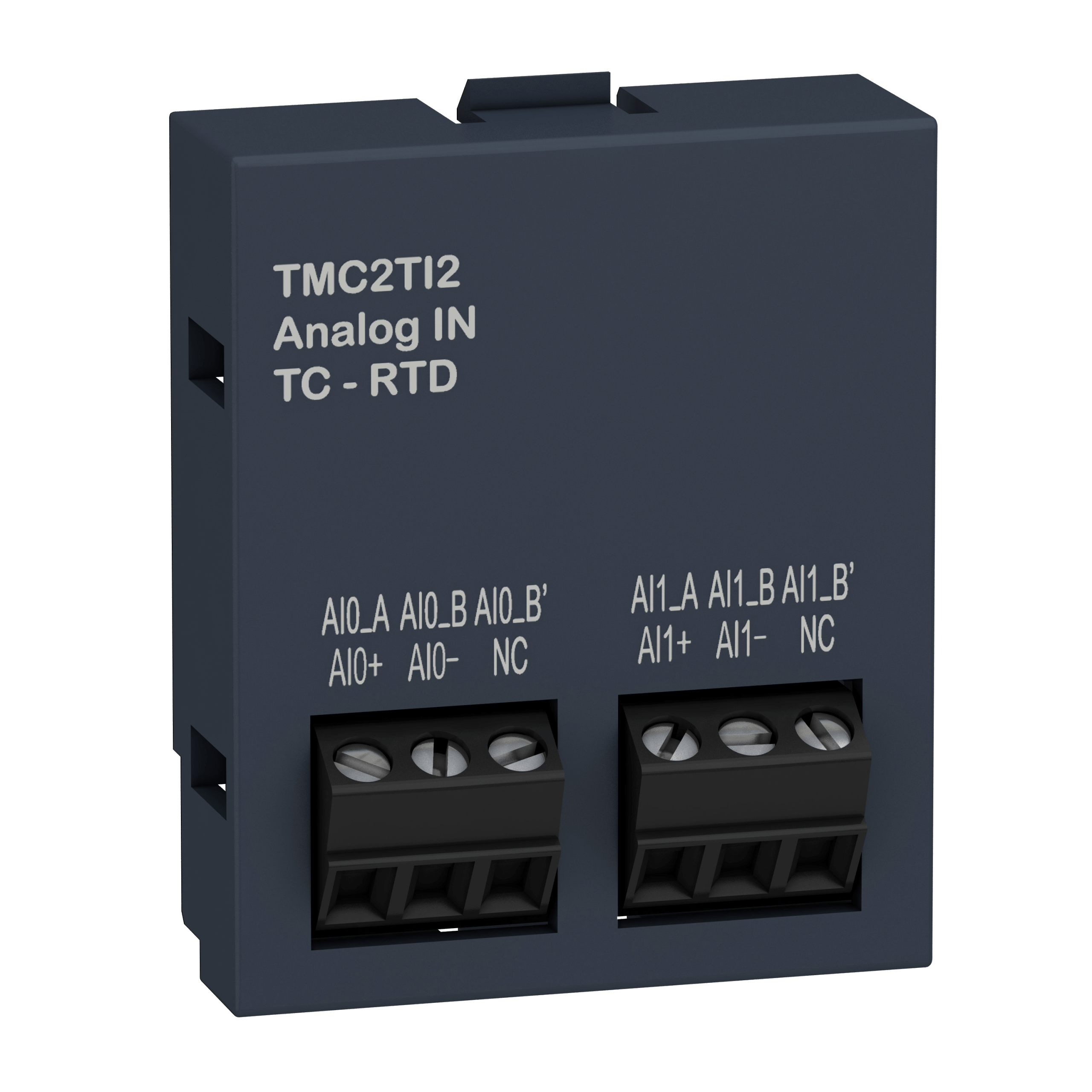 TMC2TI2 - Analogue input cartridge, Modicon M221, 2 temperature inputs, I/O extension Schneider Electric