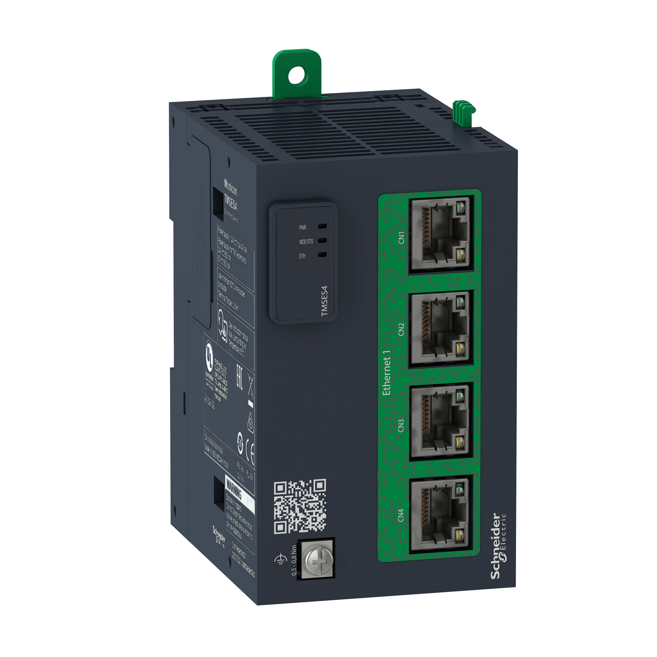 TMSES4 - Smart communication module, Modicon M262, Ethernet, 4 RJ45 Schneider Electric