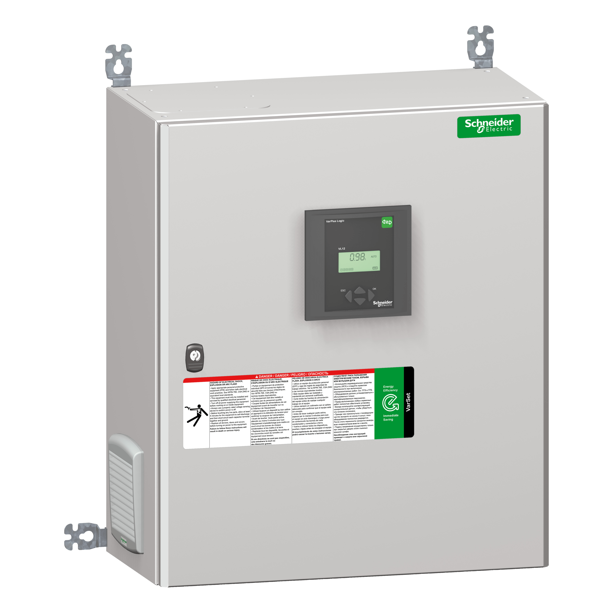 VLVAW1N03530AA - VarSet capacitor bank Auto 87,5kvar with incomer CB xxB 400V 50Hz Schneider Electric