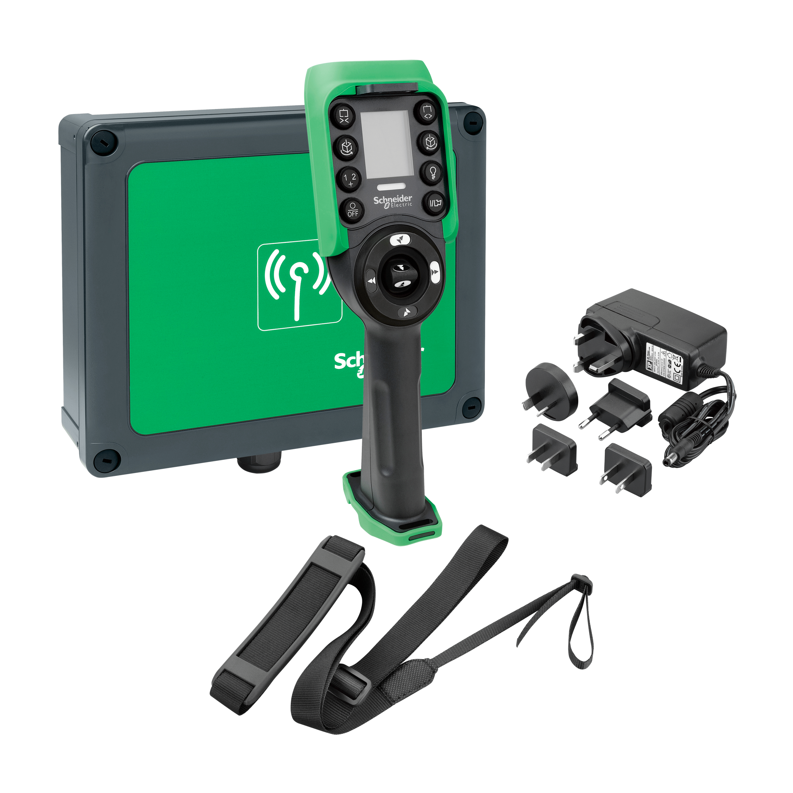 XARSK12D18W - Harmony eXLhoist, standard, XARS12D18W system with charger, shoulder belt, cable USB/RJ45 and config software Schneider Electric