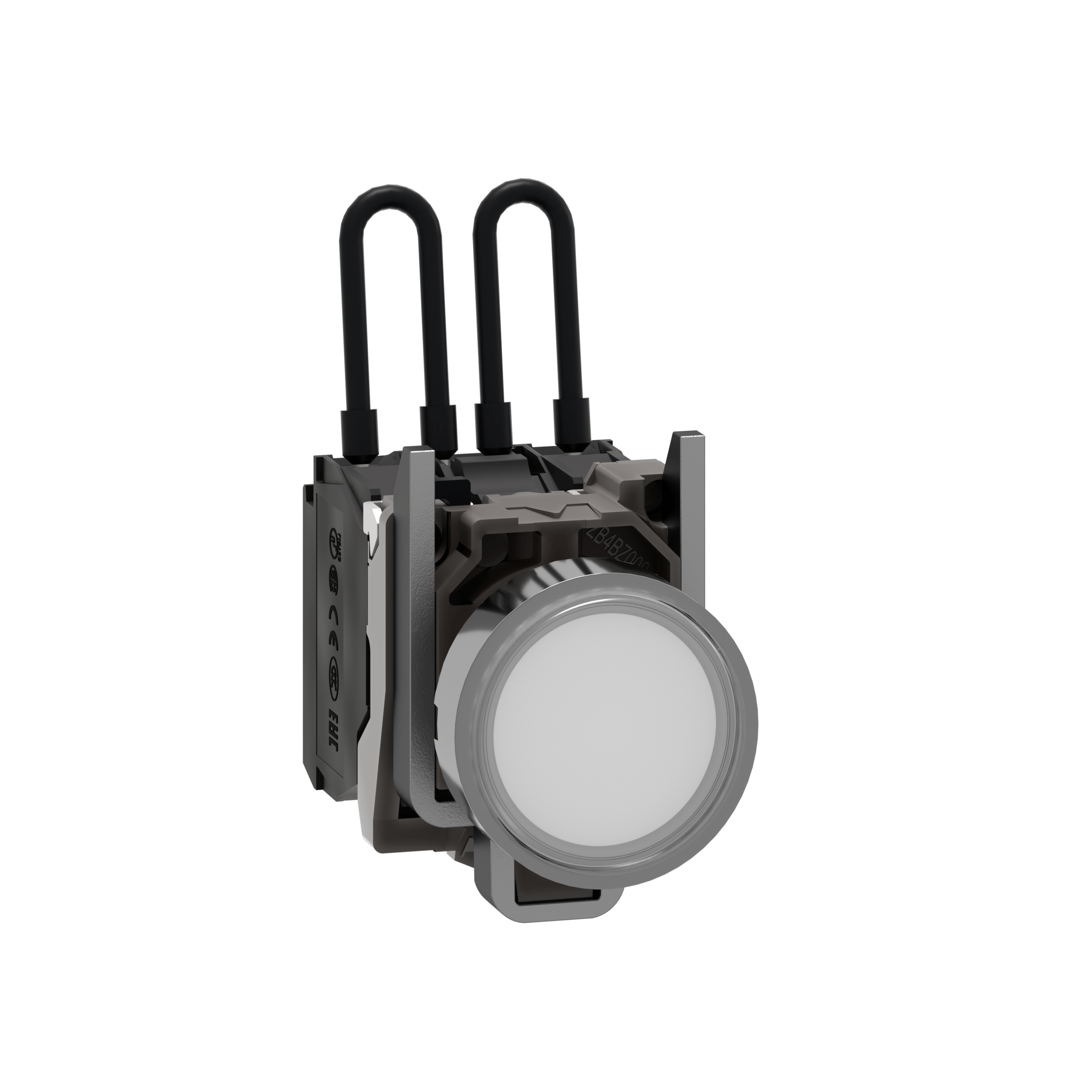 XB4BW21B5 – Push to test pilot light, Harmony XB4, 24 V White | Schneider Electric