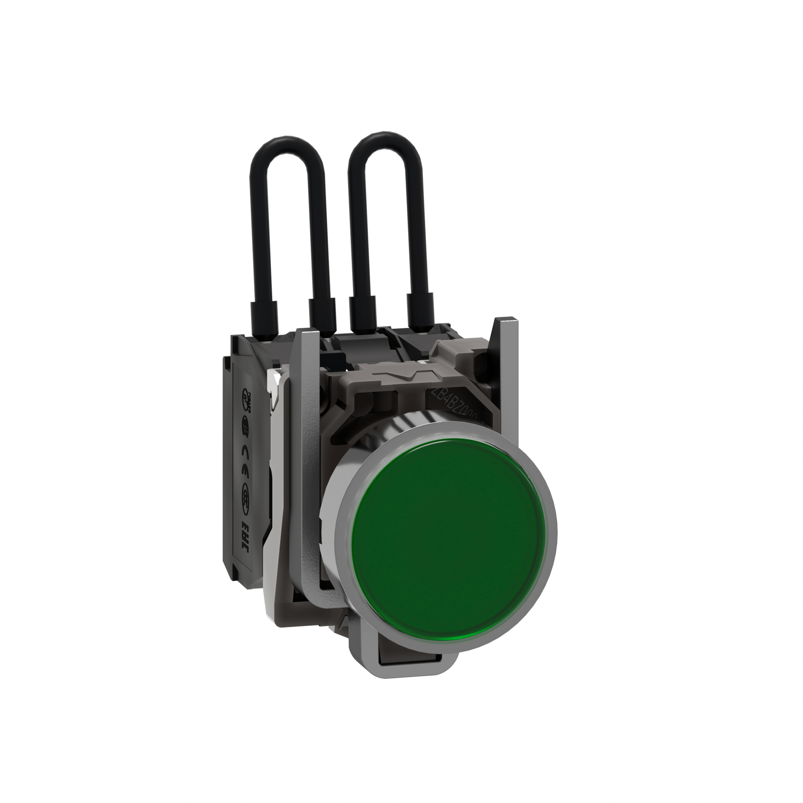 XB4BW23G5 - Push to test pilot light, Harmony XB4, 110 120 V green Schneider Electric