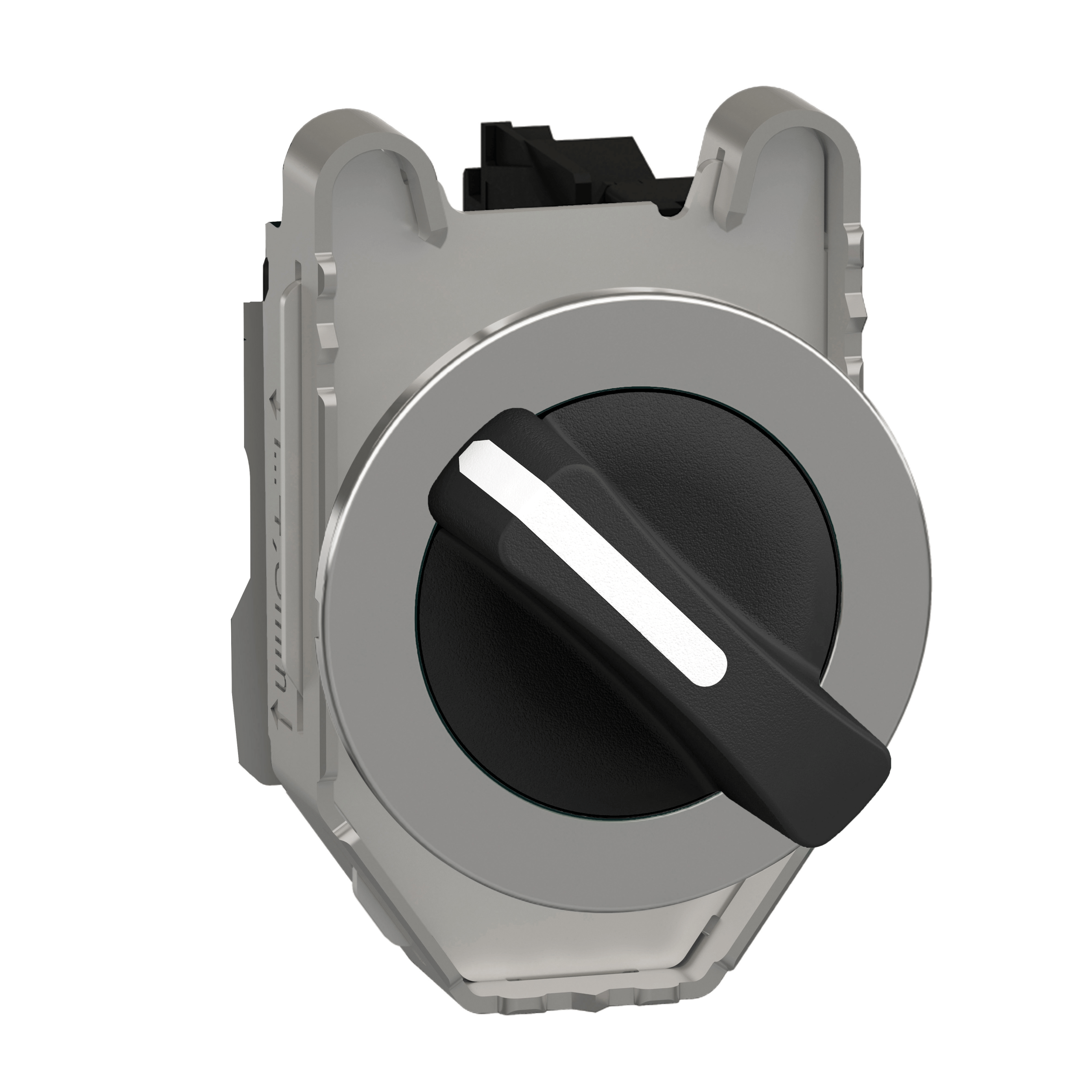 XB4FD21 – Harmony XB4, Selector switch flush mounted, metal, black, Ø30, 2 positions, stay put, 1 NO | Schneider Electric