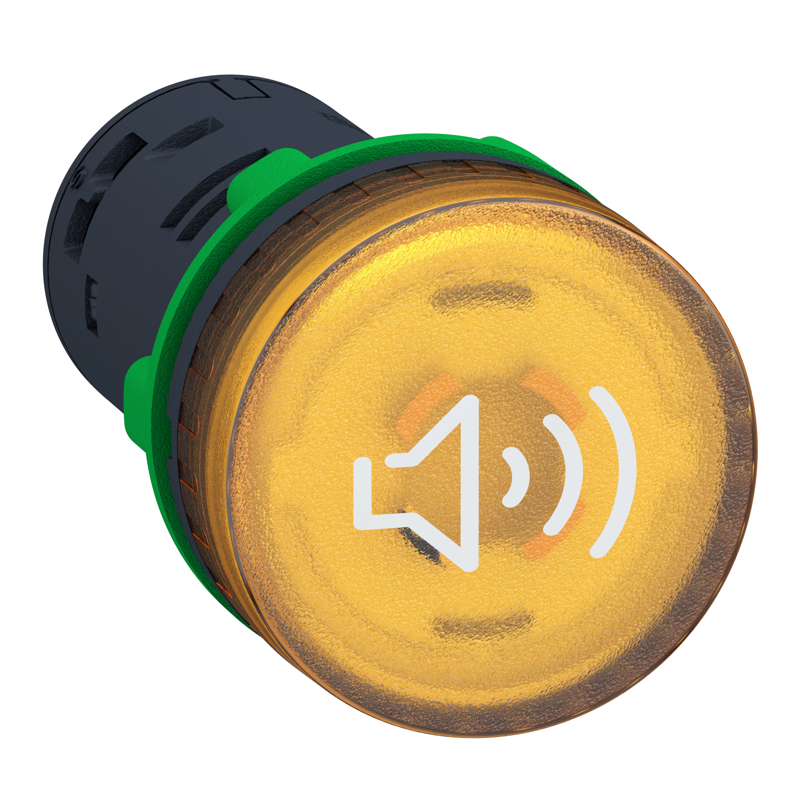 XB5KS2B8 - Harmony XB5, Illuminated buzzer, plastic, yellow, Ø22, continuous or intermittent tone, 24 V AC/DC Schneider Electric