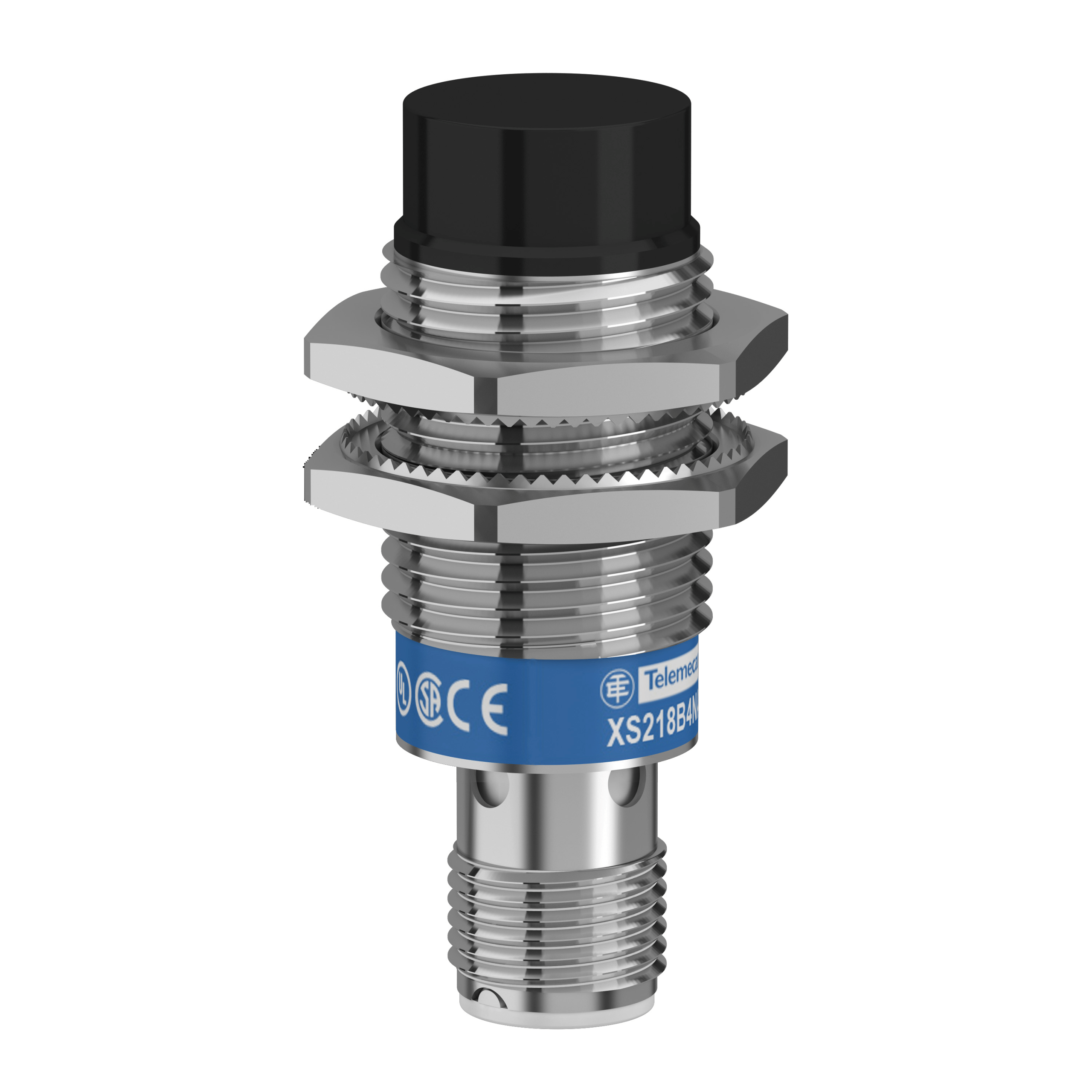 XS218B4PAM12 - Inductive proximity sensors XS, inductive sensor XS2 M18, L51mm, brass, Sn16mm, 12...24 VDC, M12 Telemecanique Sensors