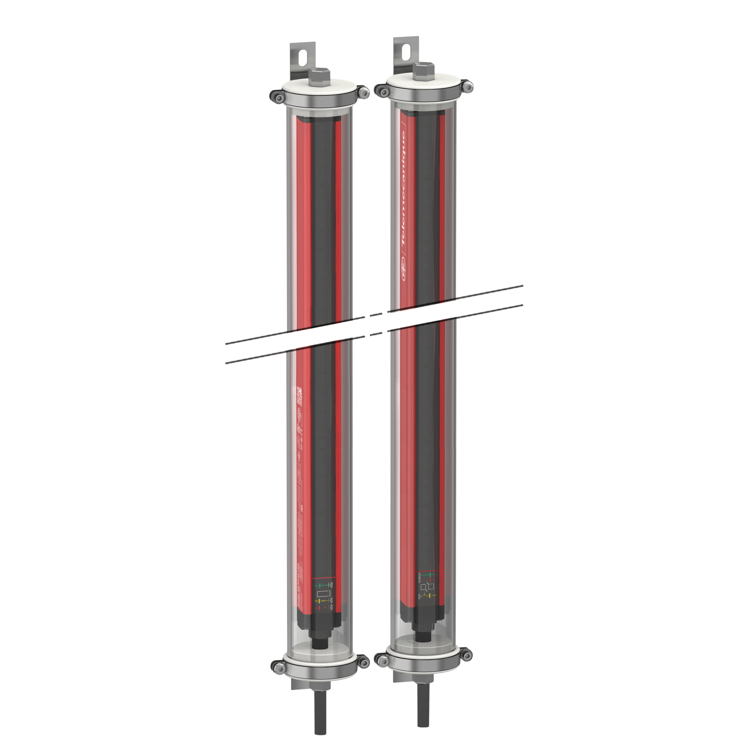XUSL2E30H106NWC - Safety light curtain type 2, Telemecanique Safety light curtains XUSL, XUSL IP69K Hand protection w/o Heating, Std range, Hp = 1060 mm, R=30 mm Telemecanique