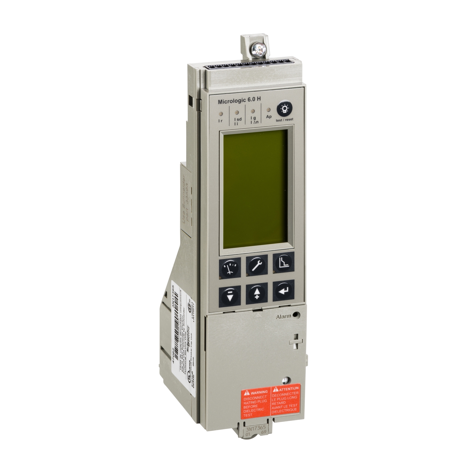 Control unit Micrologic 6.0 H, for Masterpact NT/NW fixed, LSIG protections