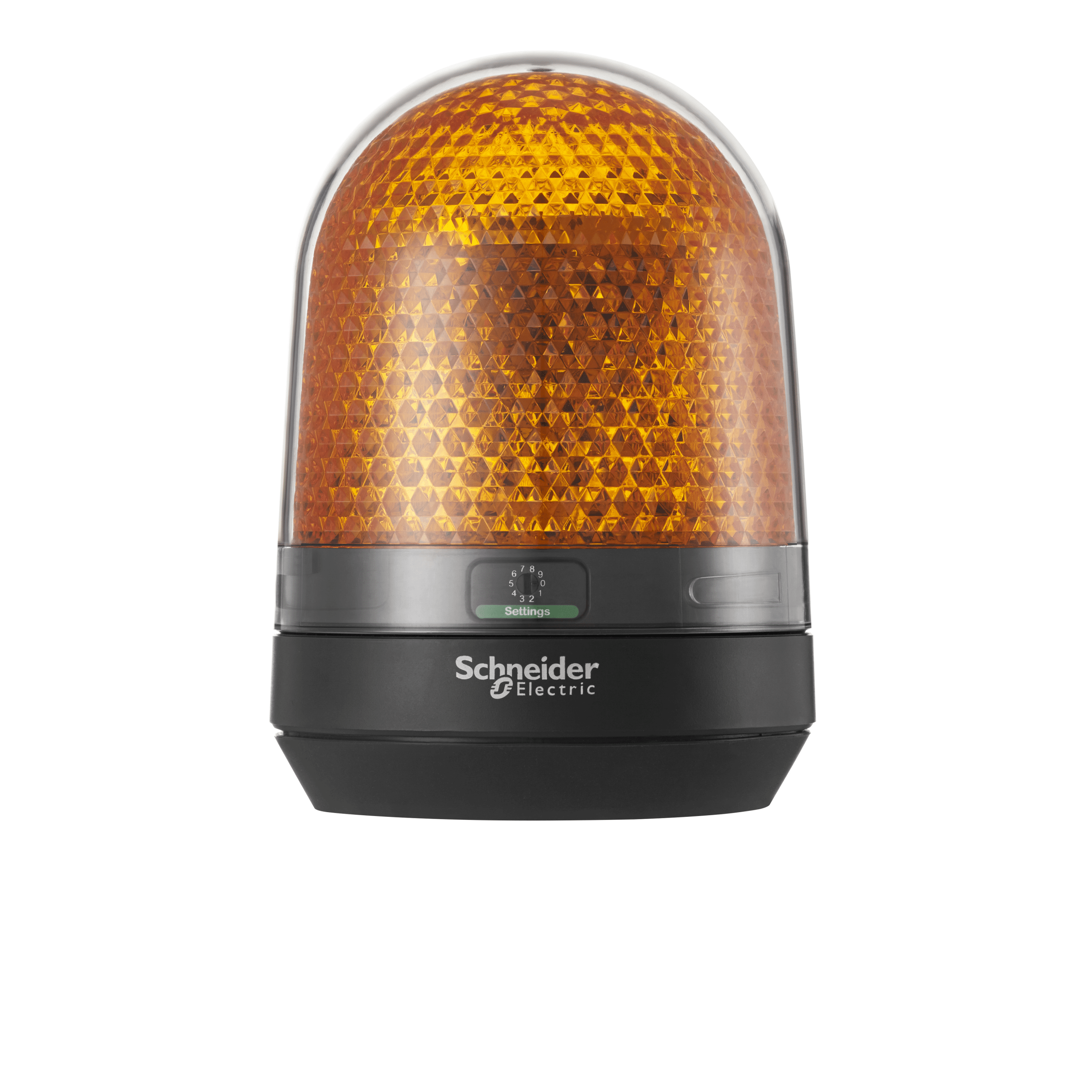 XVR3E05 - Harmony XVR, Illuminated beacon without buzzer, orange, Ø100, integral LED, 48 V DC Schneider Electric
