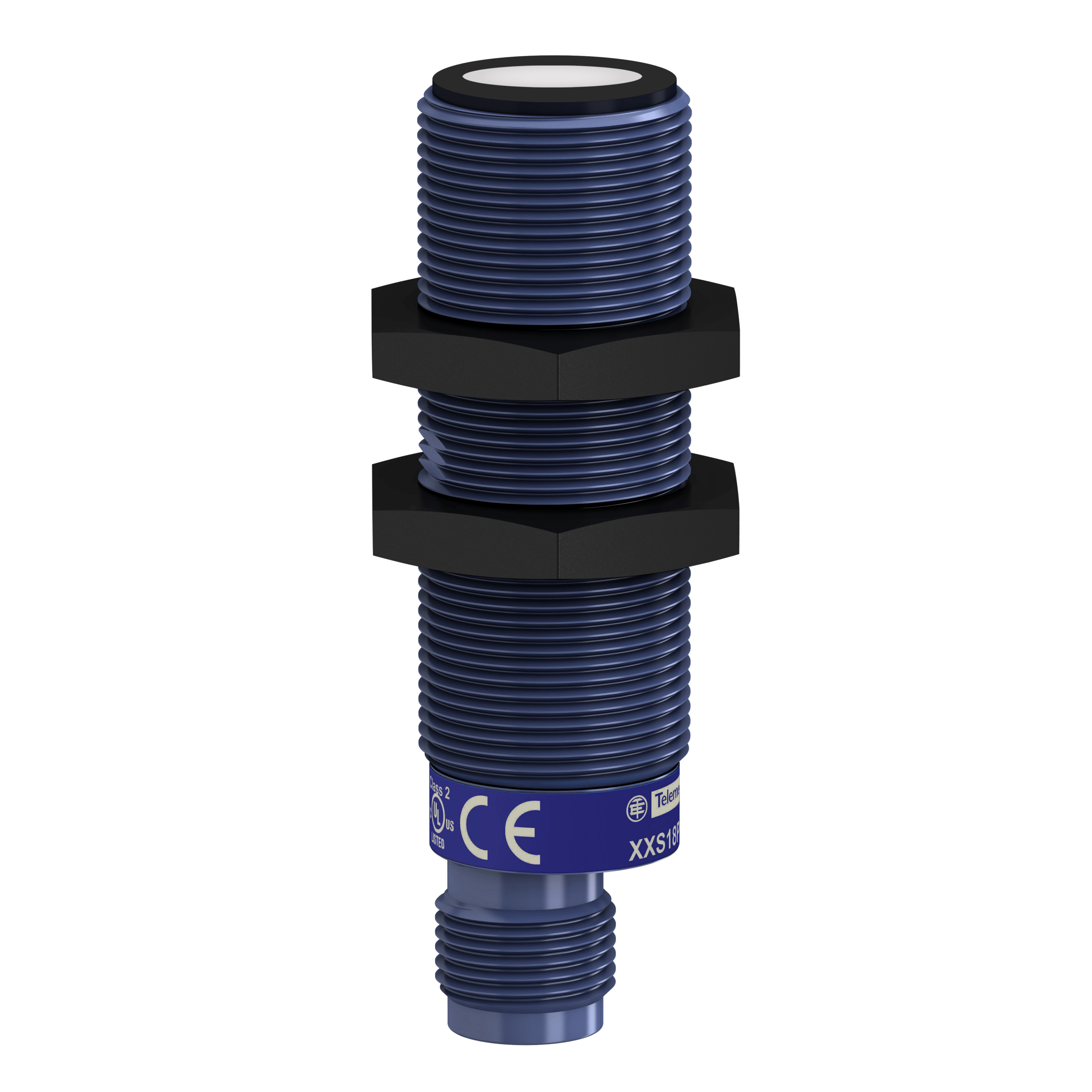 XXS18P1VM12 - Ultrasonic sensors XX, ultrasonic sensor cylindrical M18, Sn=1 m, analog 0 10 V, SYNC, connector M12 Telemecanique Sensors