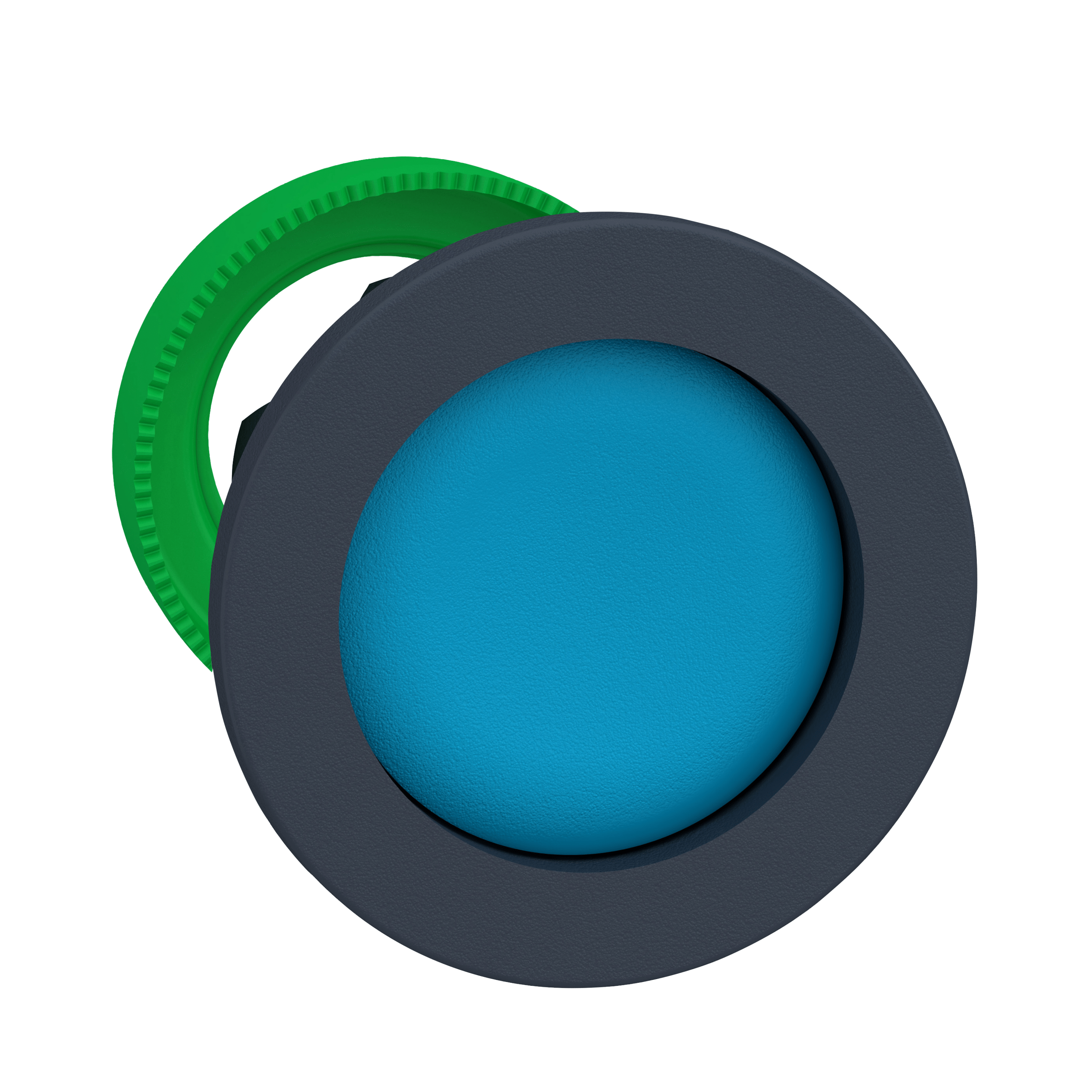 ZB5FA66 – Head for non illuminated push button, Harmony XB5, XB4, flush mounted blue pushbutton recessed | Schneider Electric