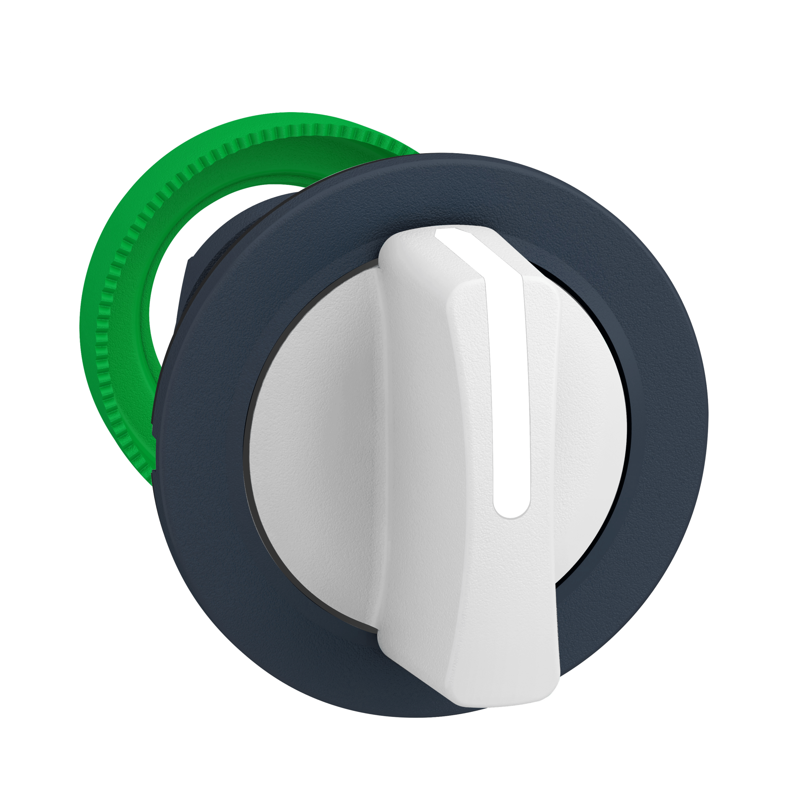 Head for selector switch, Harmony XB5, flush mounted white 3 pos return left to center Schneider Electric