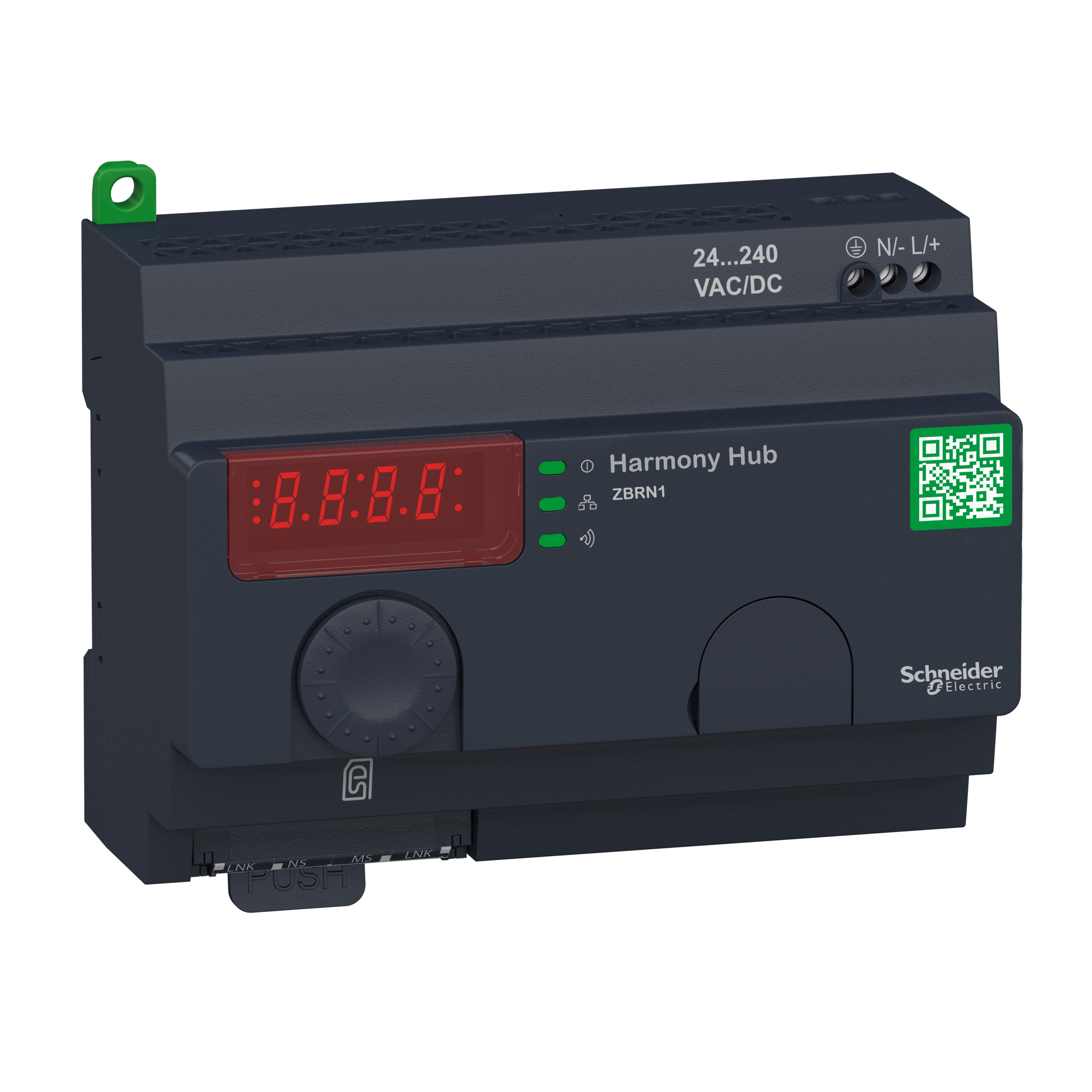 ZBRN1 - Harmony, Harmony Hub, wireless to modbus/TCP, ethernet gateway, 24...240 V AC/DC Schneider Electric