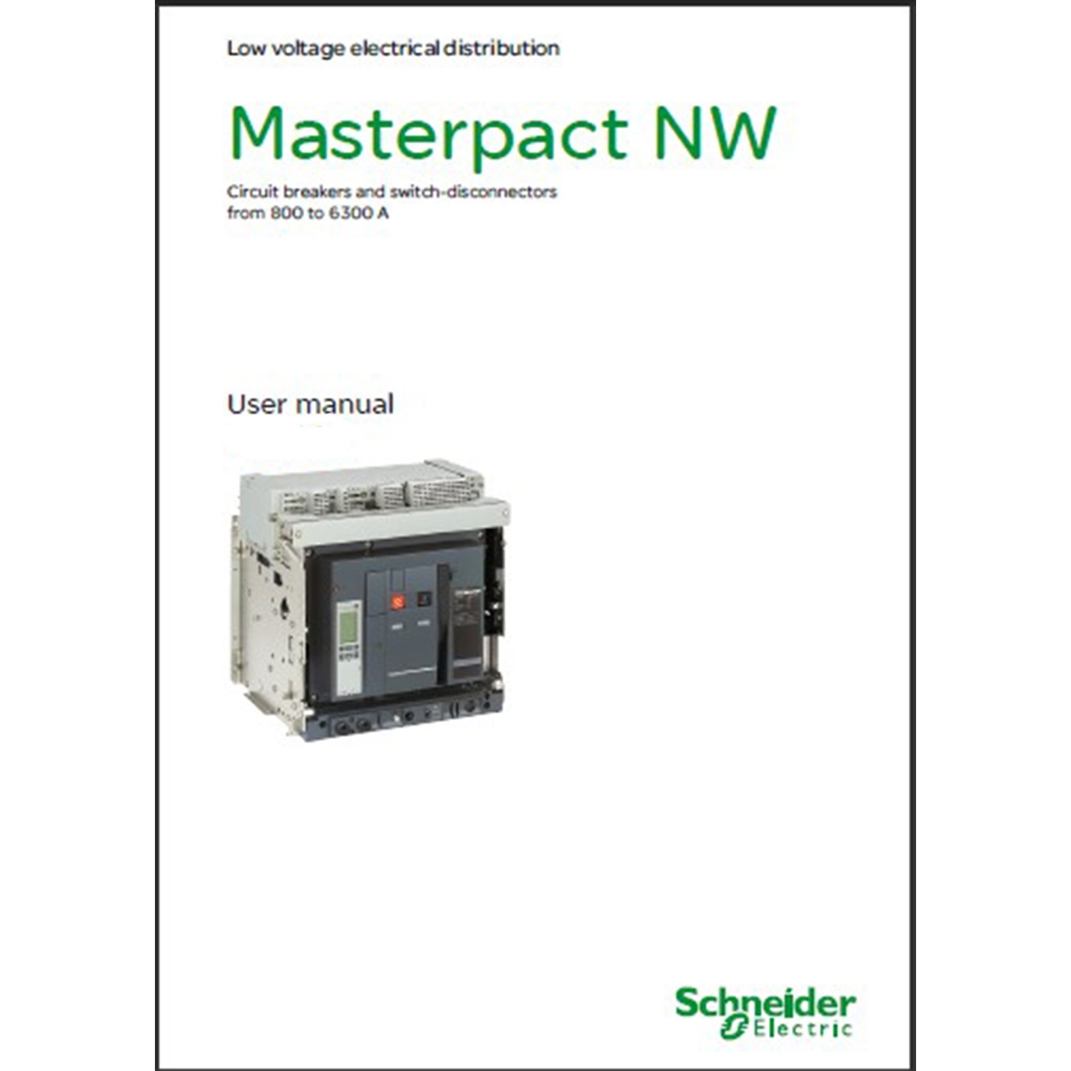 47951 – User manual - for for NW circuit breaker accessories | Schneider Electric