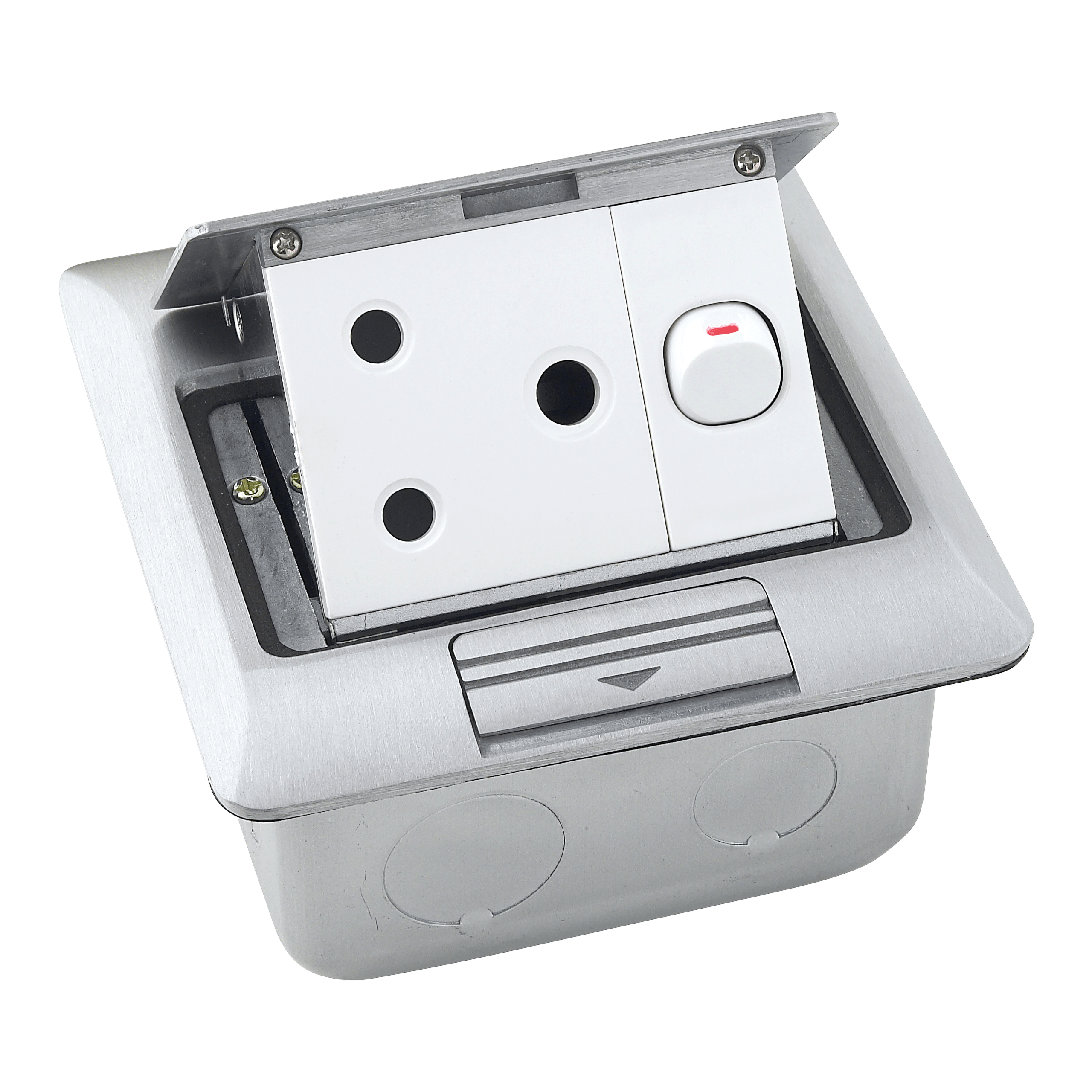 ZZA_S2015FSWE – S2000-Single16AFloorMountedSwitchedSocketOutlet-White | Schneider Electric