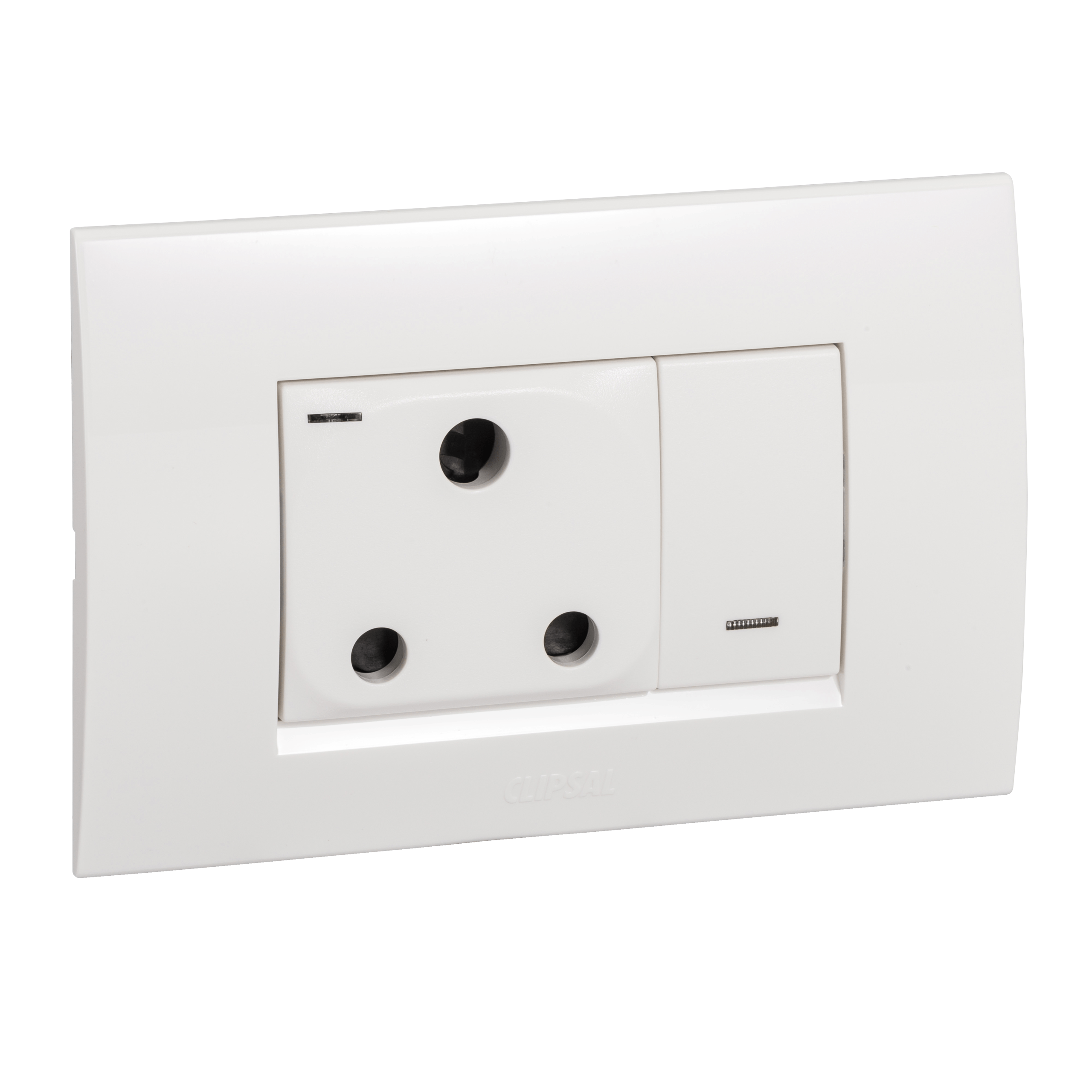 ZZA_S3015WE - 16 Amp switched socket outlet-horizontal mount(100mm x 50mm) - white Schneider Electric