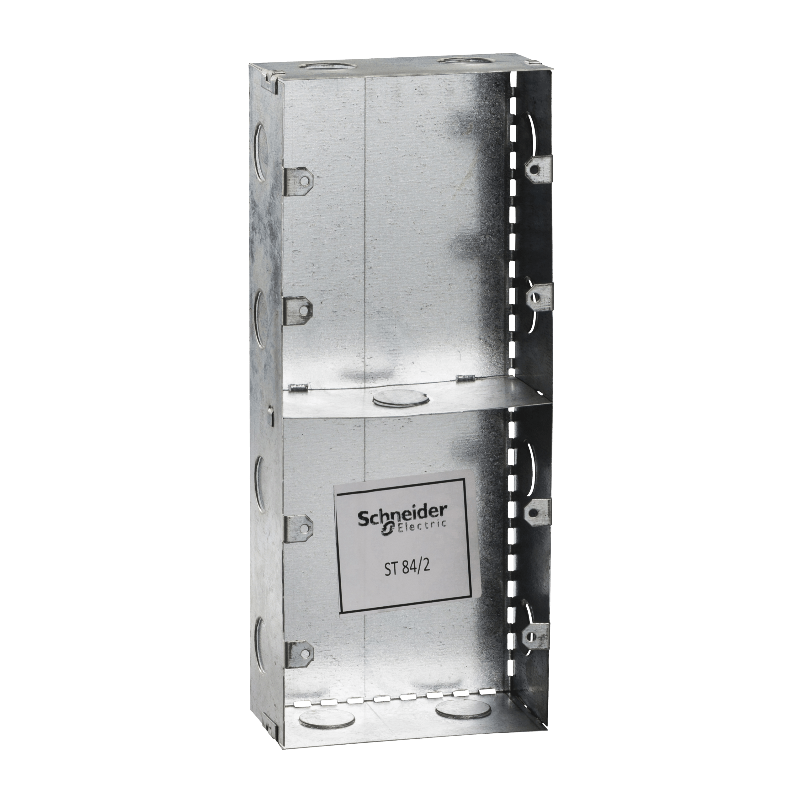 ZZA_ST84/2 - S2000 - WallBox - 2 Gangs Galvanised Schneider Electric