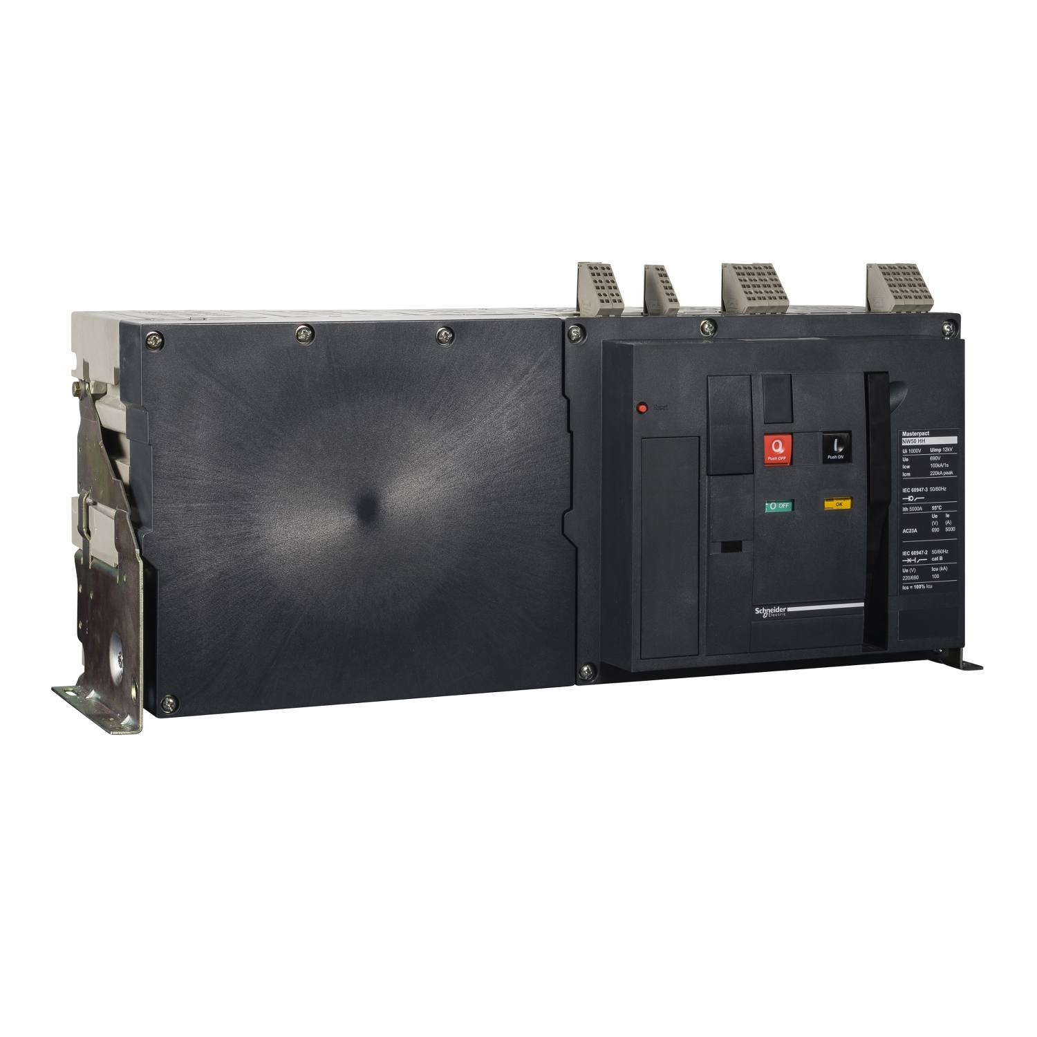 48112 – Circuit breaker Masterpact NW50H1 - 5000 A - 3 poles - fixed - w/o trip unit | Schneider Electric