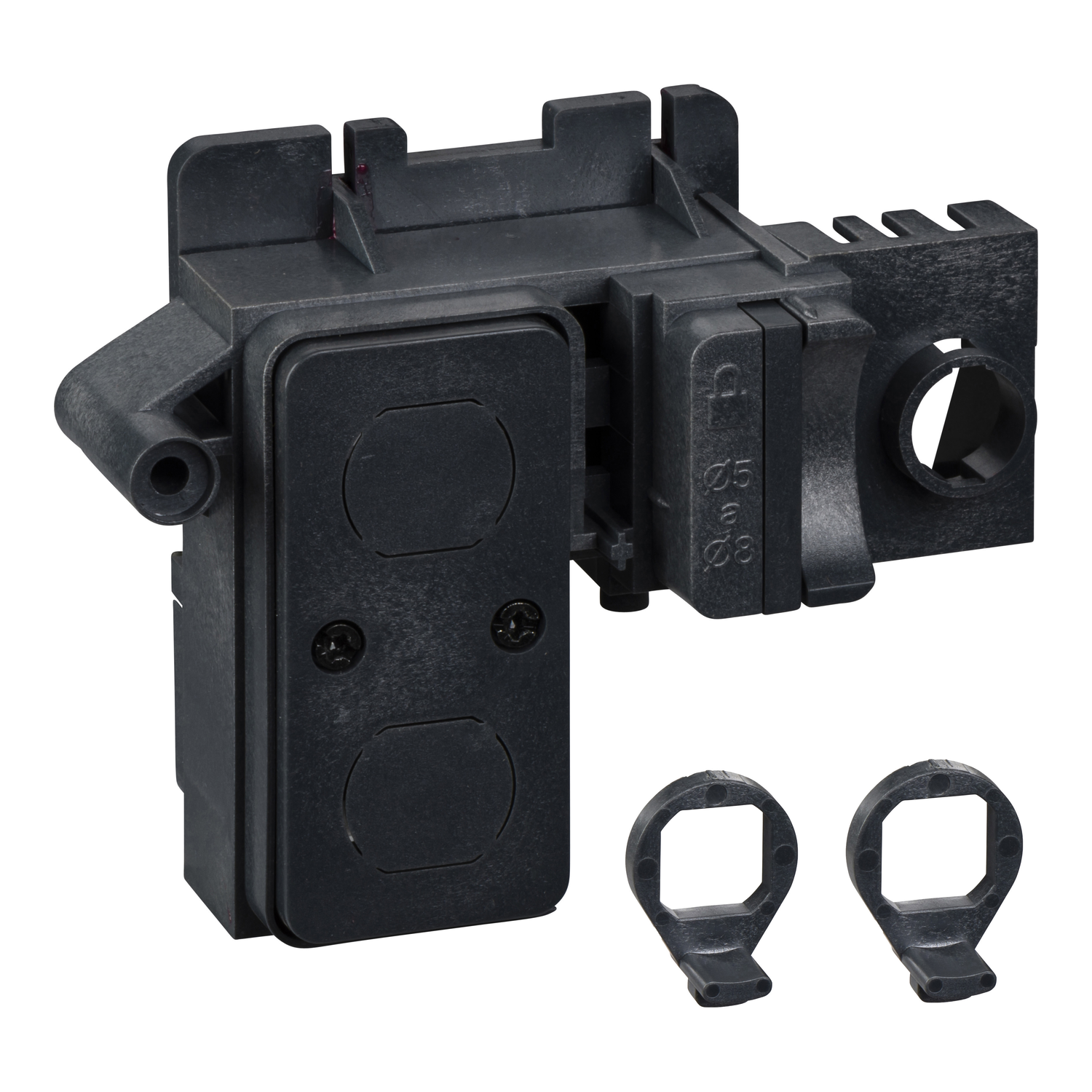 48541 – Padlocking device open position (W/O Keylock) with 2 cams | Schneider Electric