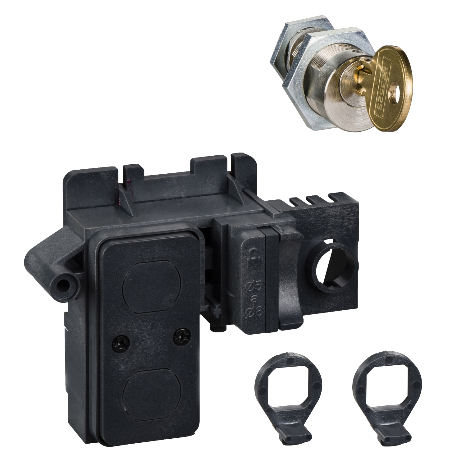 48549 – Keylocks, circuit breaker locking, Masterpact NW08 to NW63, Ronis type | Schneider Electric