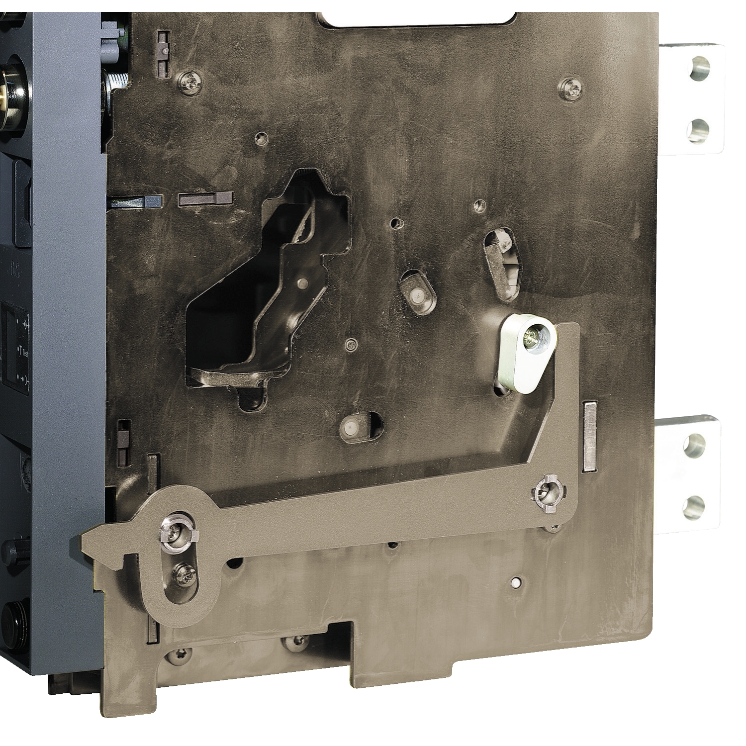 48580 – Door interlock - for Masterpact NW/NW DC/NW UL 489 chassis Locking - left side | Schneider Electric