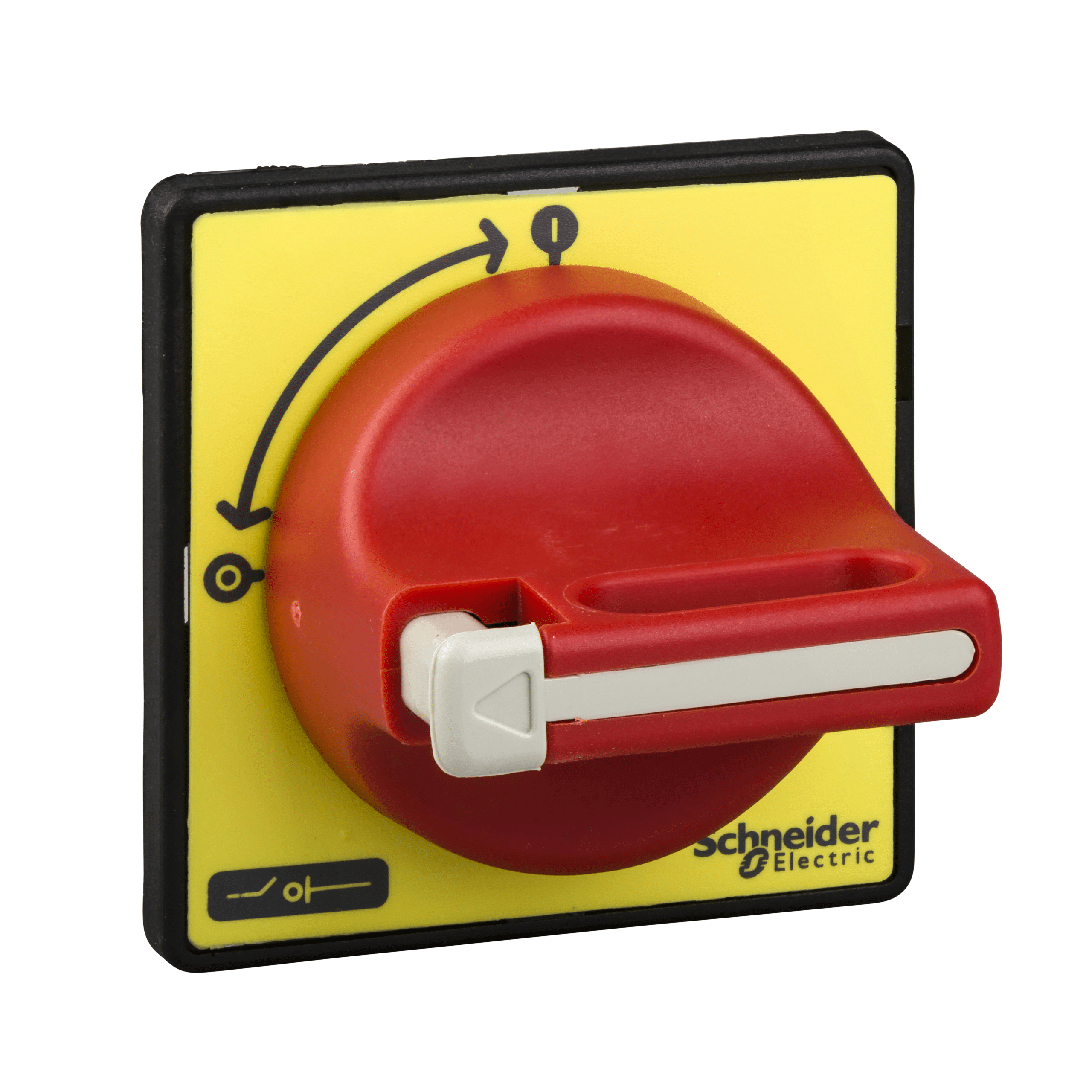 KCD1PZ - TeSys VARIO / Mini VARIO - front and red rotary handle - 1 to 3 padlocking Schneider Electric