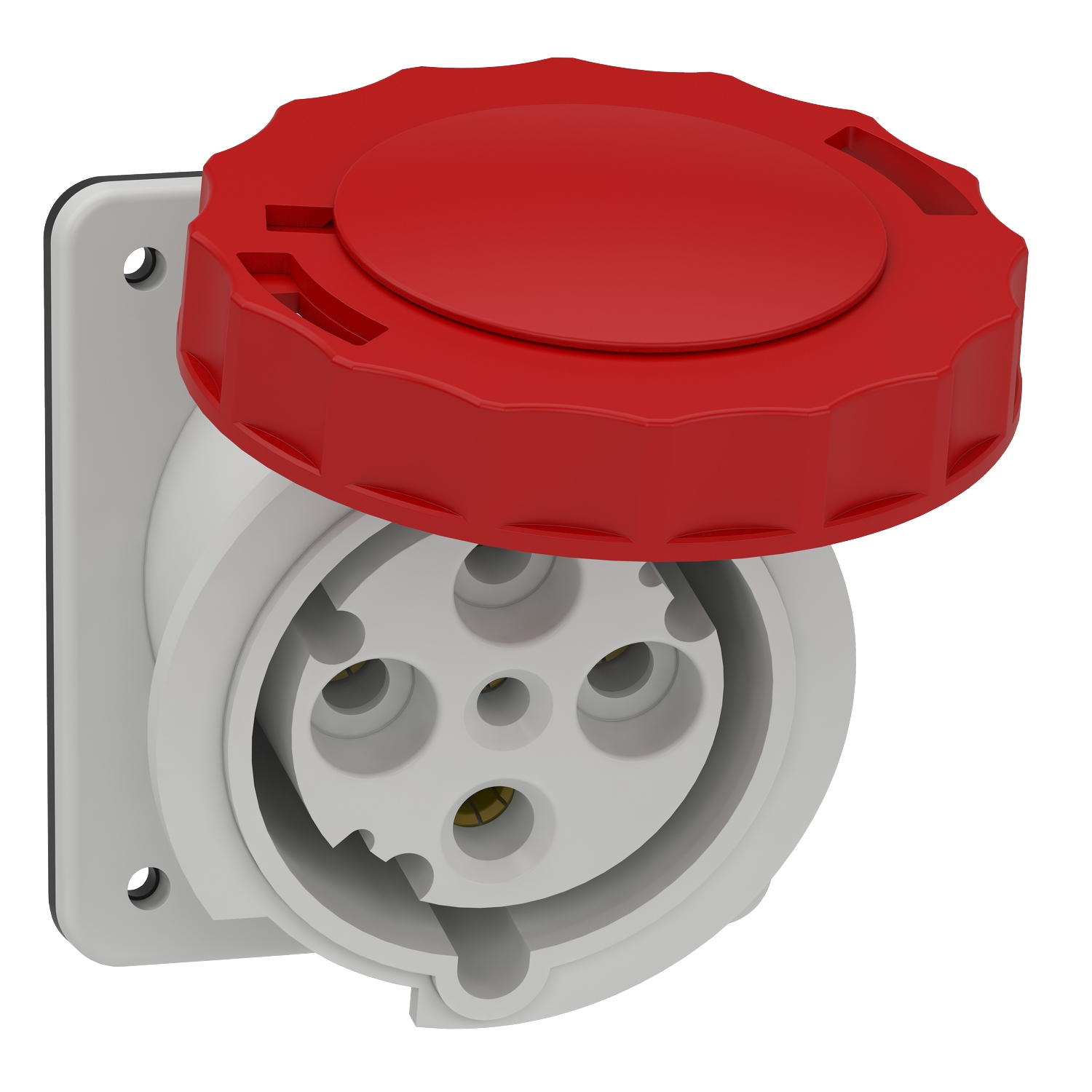 81282 – PratiKa industrial socket - 63 A - 3P + E - 380…415 V AC - IP67 | Schneider Electric